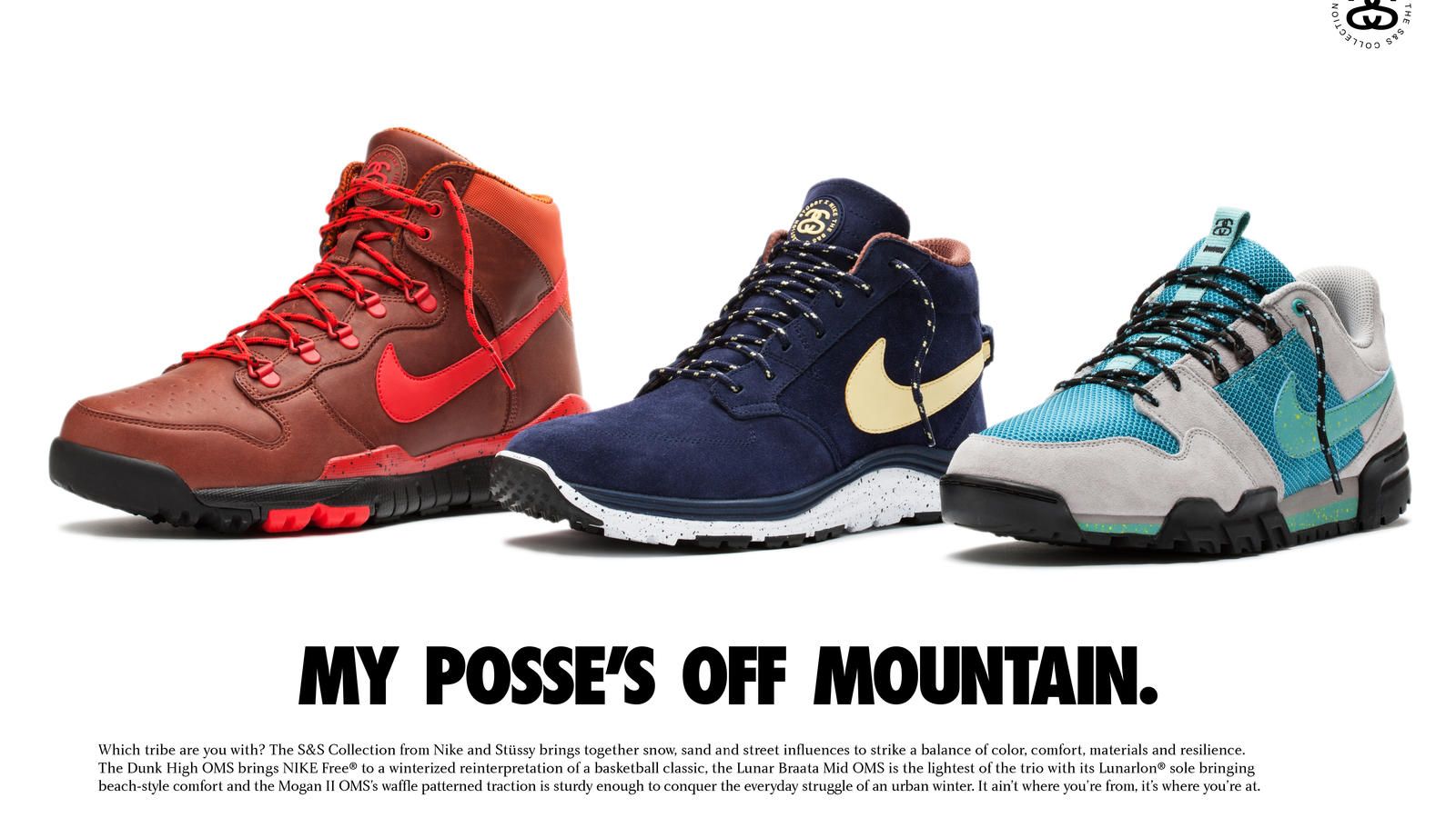 Sneaker Nike Stüssy Off Mountain, 1600x900 HD, PC Desktop