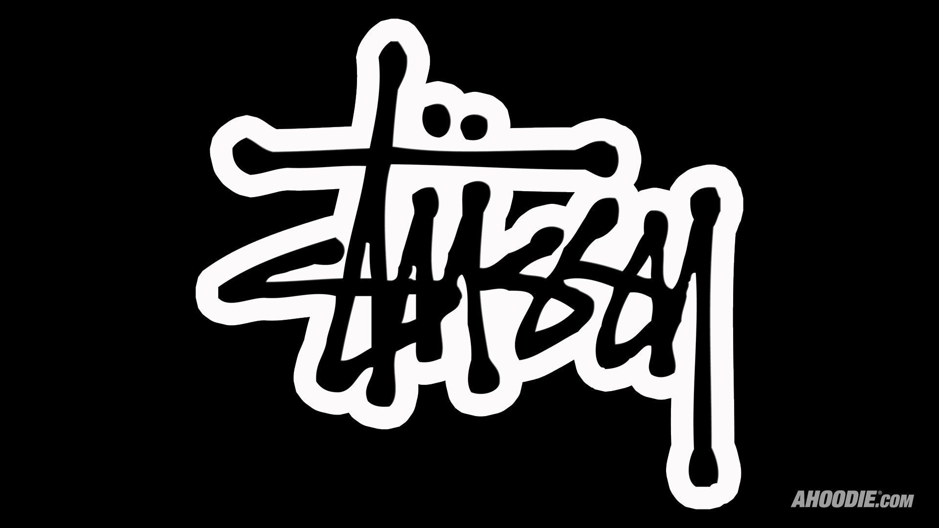 Logo Stüssy corsivo bianco, 736x1306 Full HD Verticale, iPhone