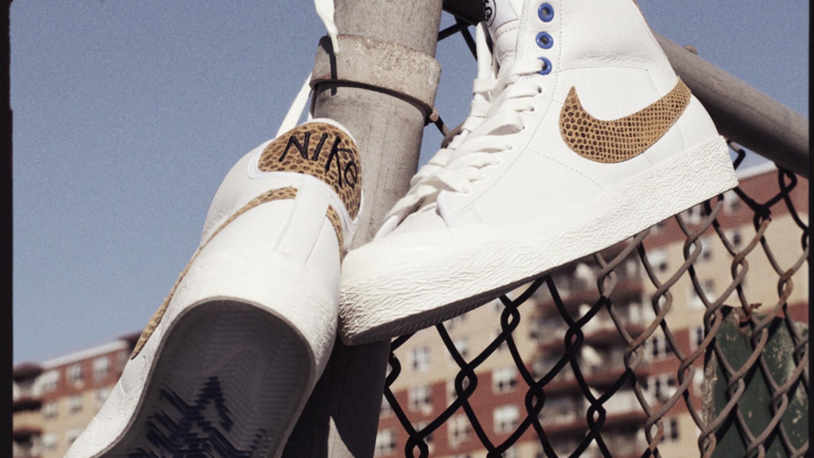 Sneaker Nike Stüssy bianche, abbigliamento sportivo, 1600x900 HD, Desktop