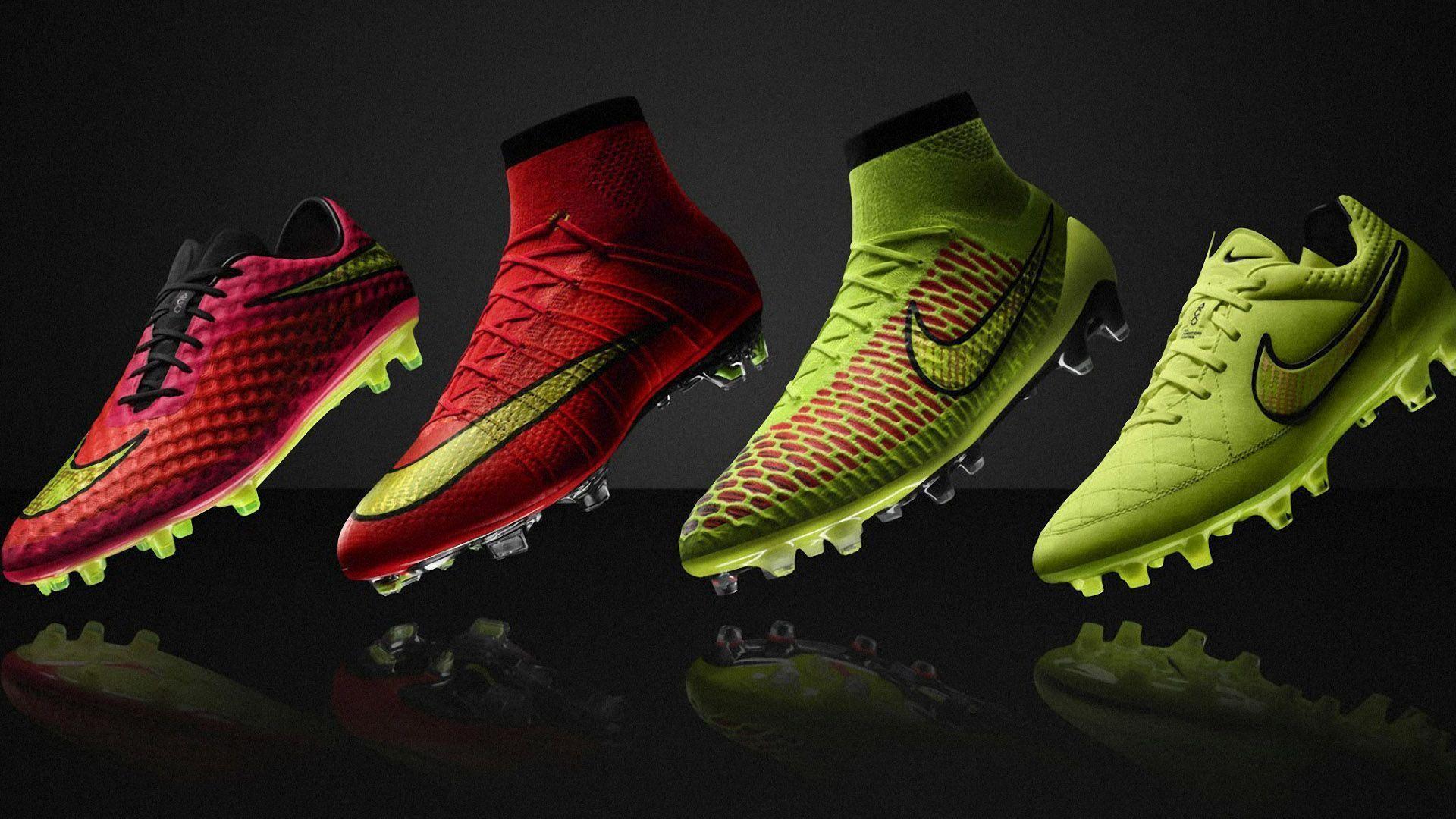 Scarpe da calcio Nike colorate, swoosh, 1920x1080 Full HD, PC