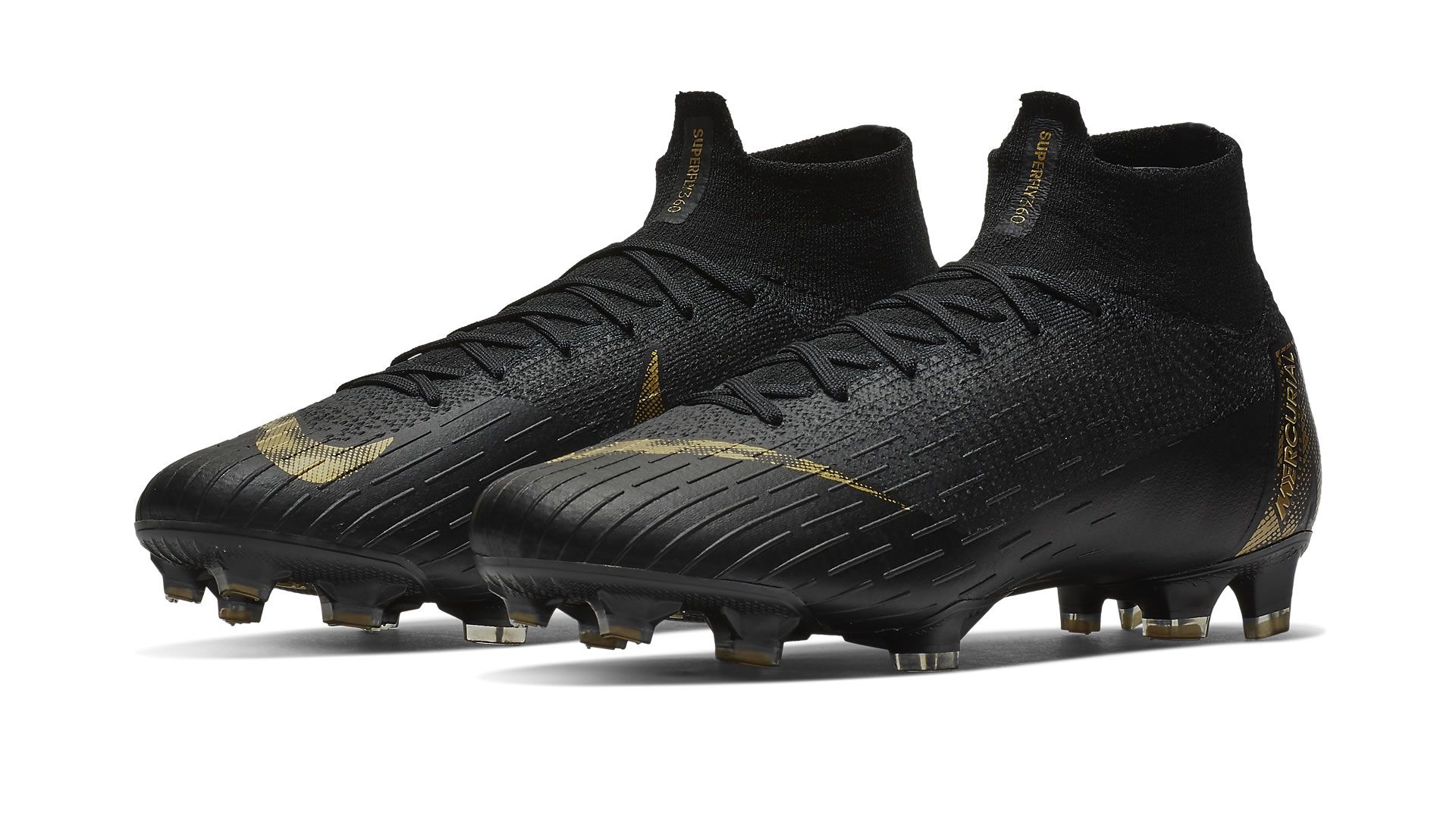Scarpini calcio Nike neri oro, 1920x1080 Full HD, Desktop