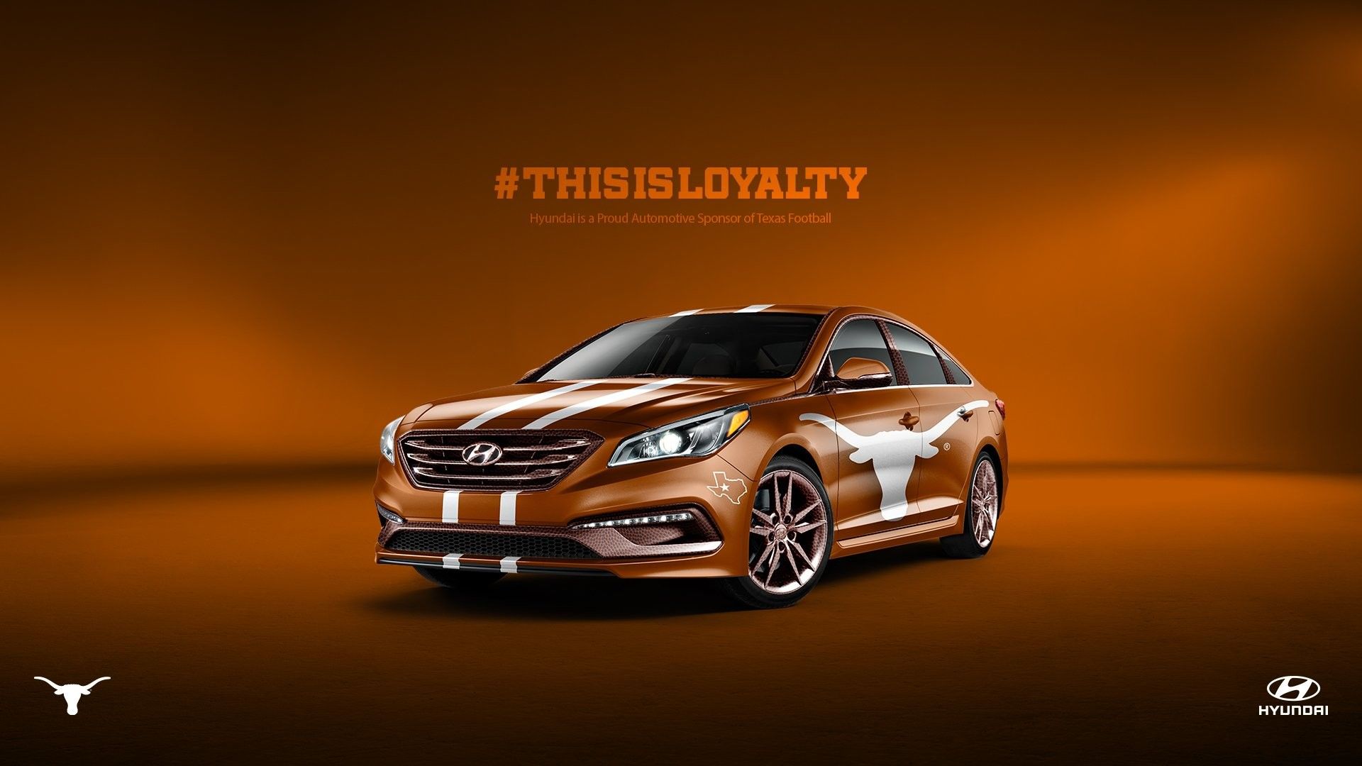 Hyundai arancione Texas Longhorns, 1920x1080 Full HD, PC
