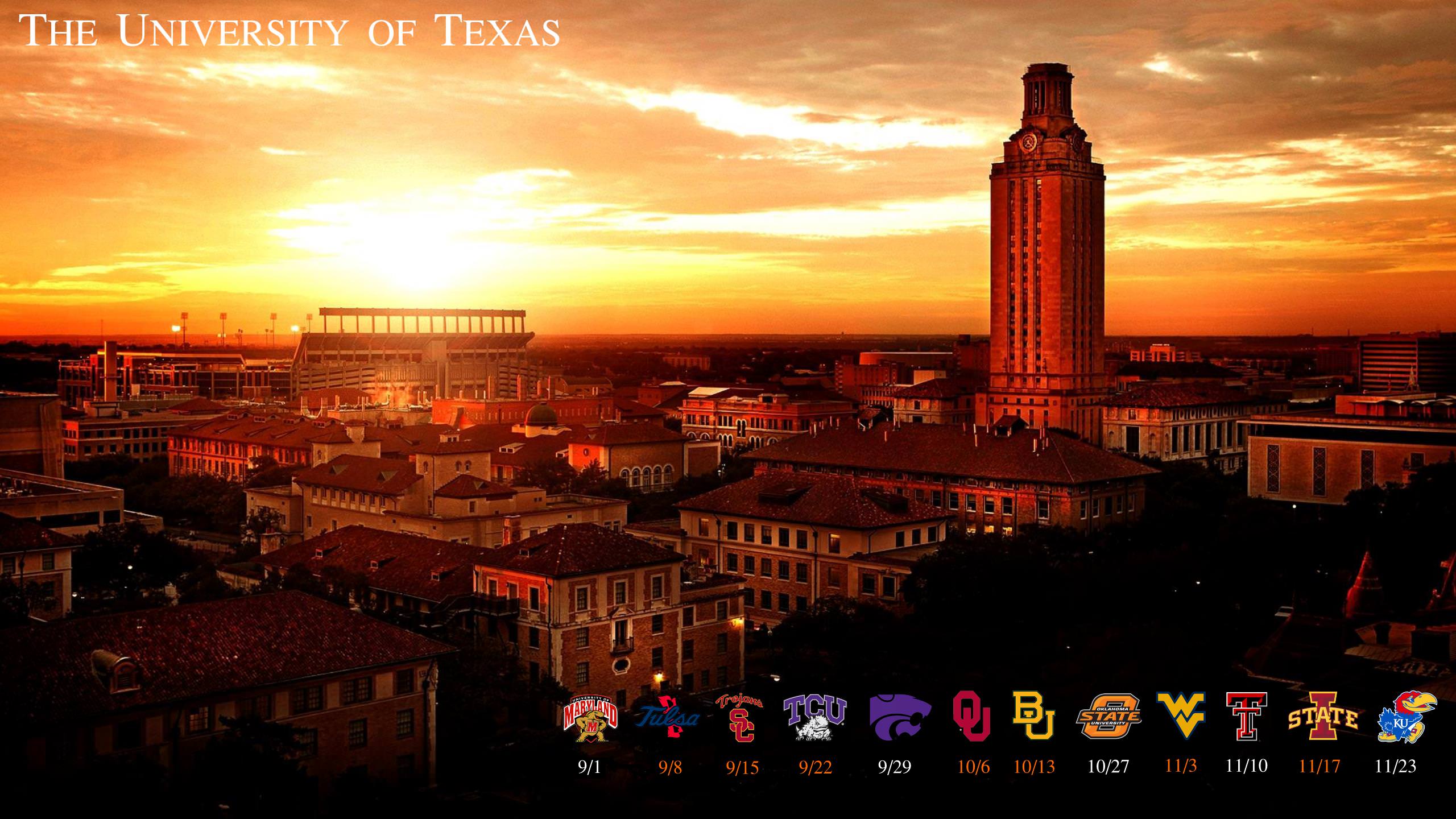 Torre University of Texas al tramonto, 2560x1440 QHD, Laptop