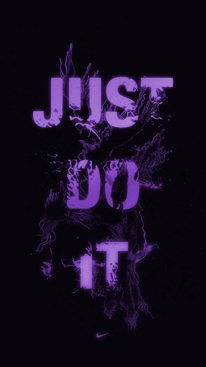 Nike Just Do It viola, 720x1280 Verticale, Android