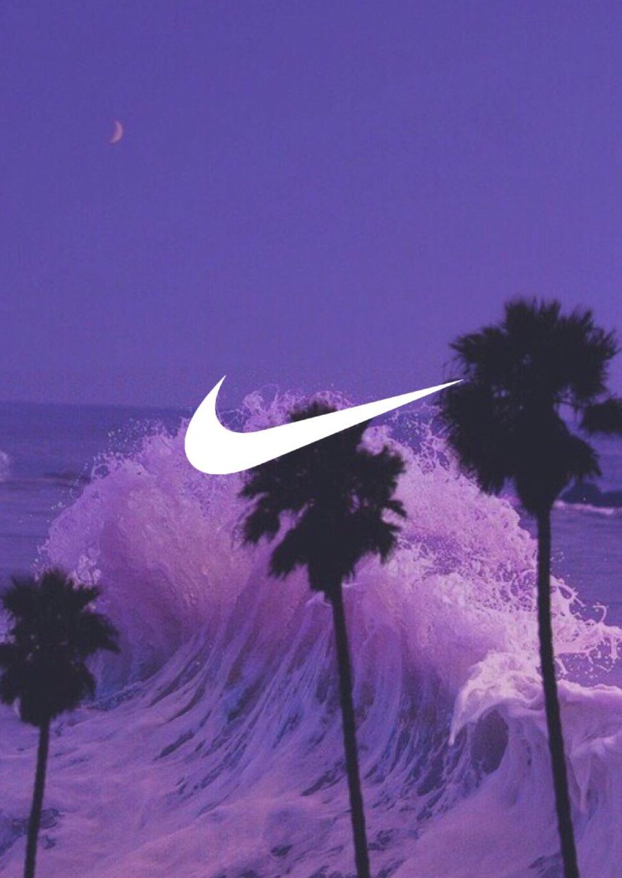 Logo Nike palme viola, 907x1280 Full HD Verticale, Samsung Galaxy