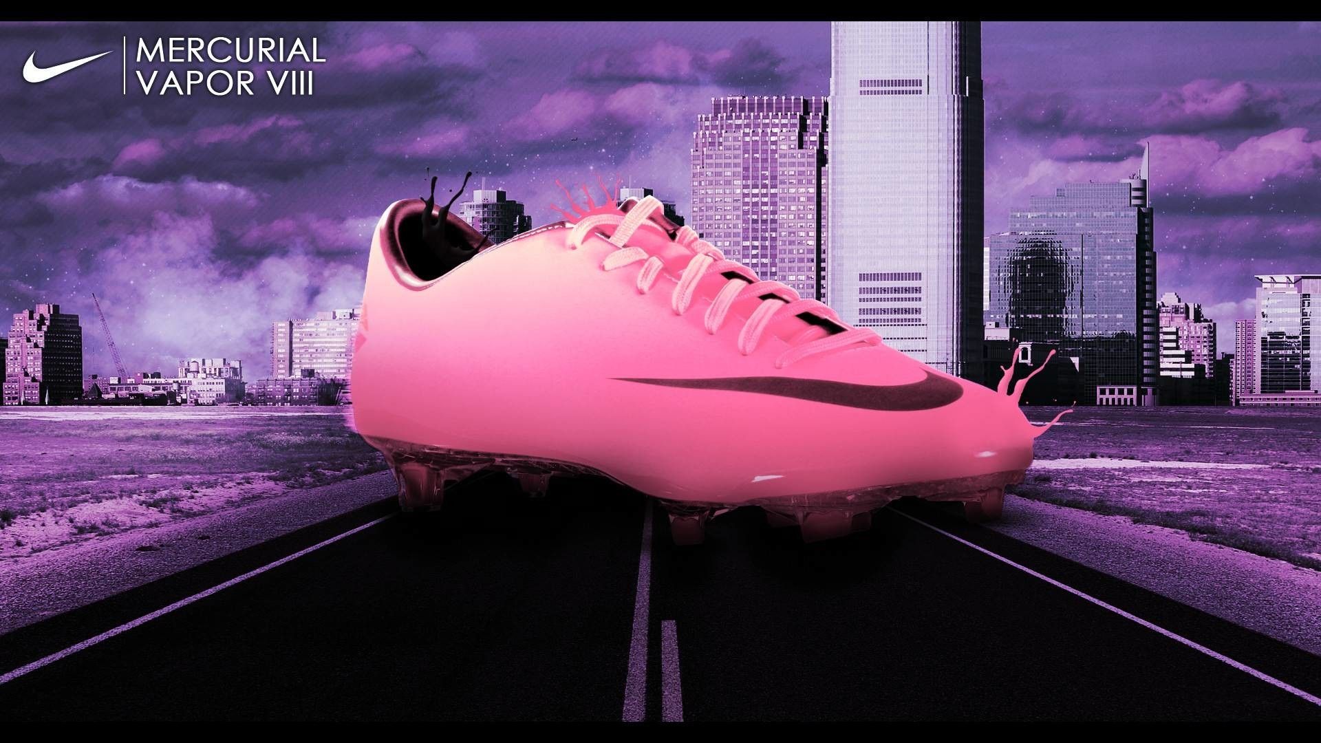 Logo Nike viola sfumato, 736x1309 Verticale, Mobile