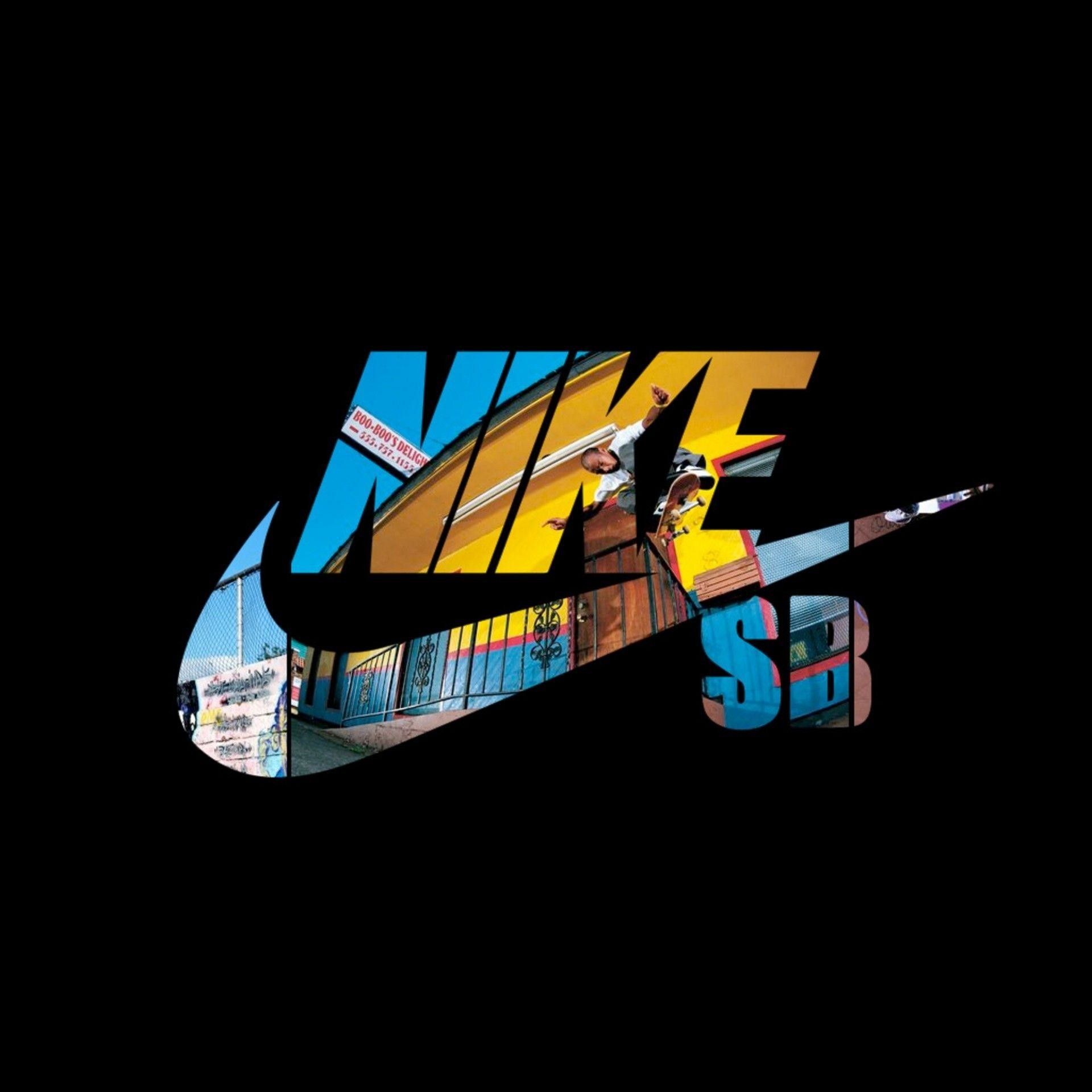 Logo Nike 3D viola, 1280x1024 HD, Desktop