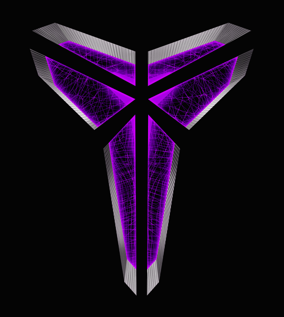 Logo Nike Kobe viola, swoosh, 940x1048 Full HD Verticale, Smartphone
