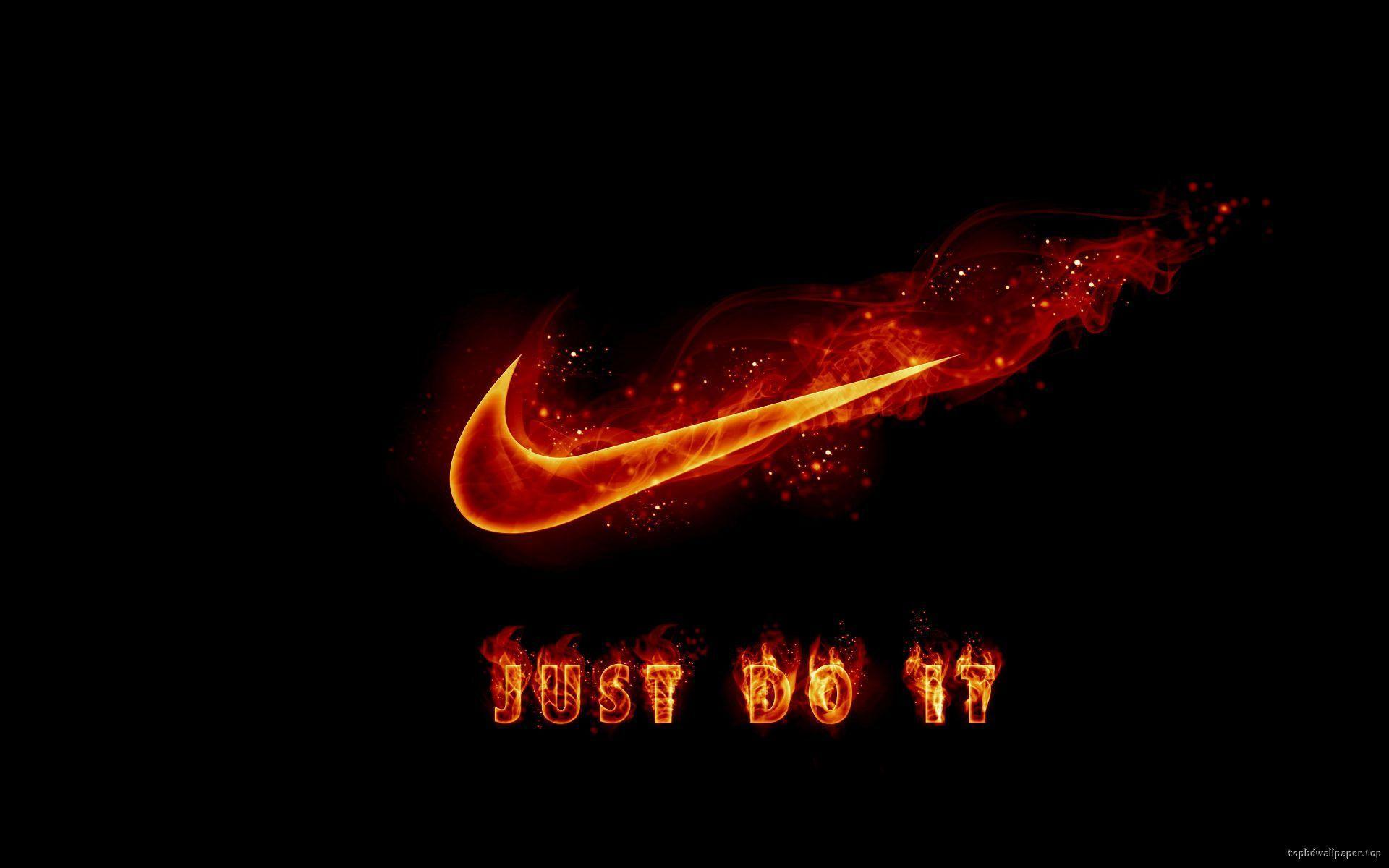 Logo Nike fiamme arancioni, swoosh, 1920x1200 Full HD+ WUXGA, Laptop