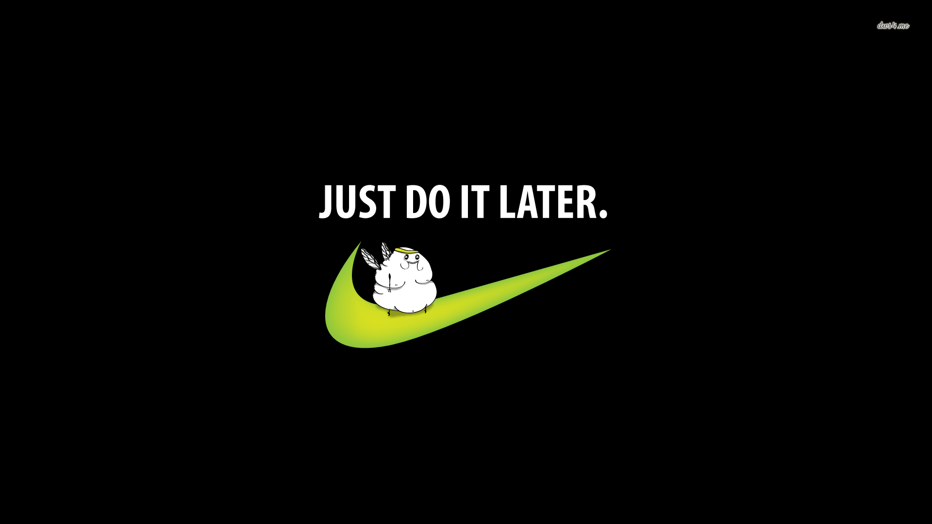 Logo Nike parodia con coniglio, 1920x1080 Full HD, PC