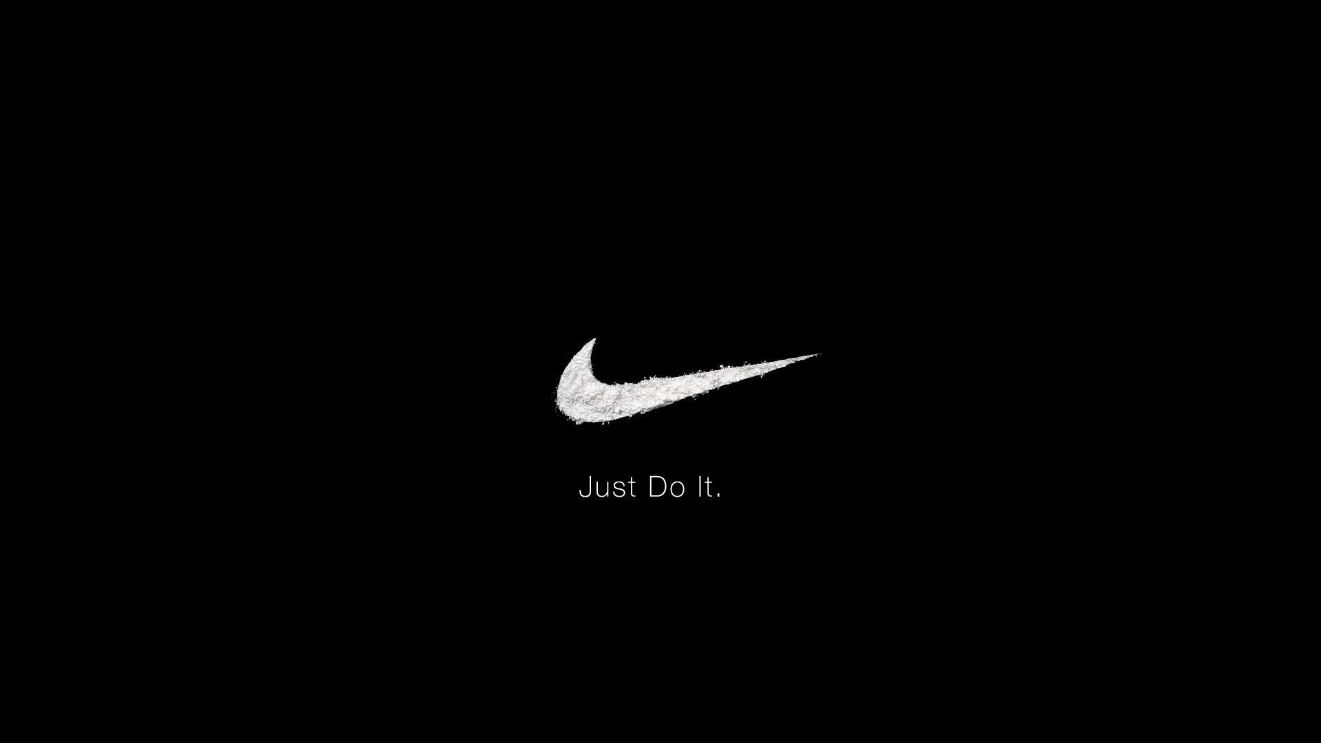 Sigaretta spenta su nero, parodia Nike, 1125x2436 Verticale, Telefono