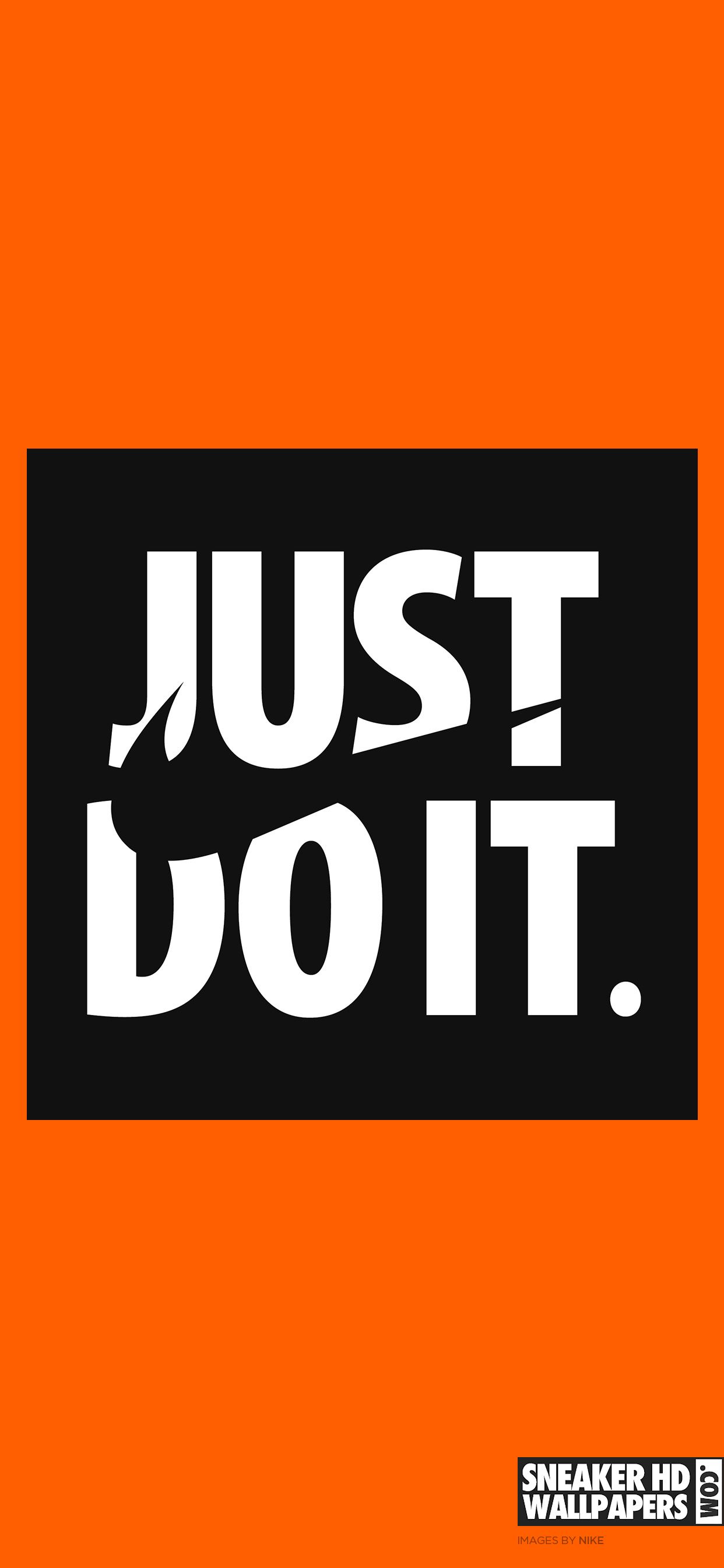 Logo Nike nero minimal, 1125x2436 Full HD Verticale, Smartphone