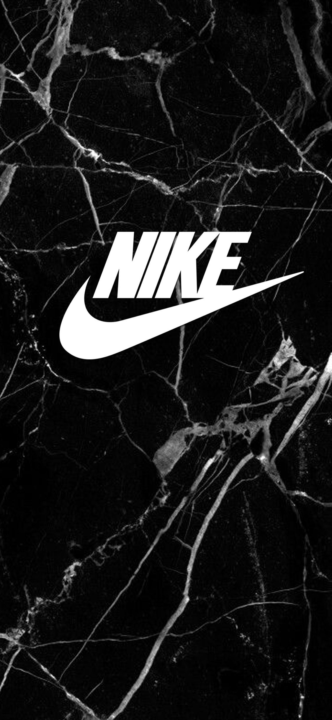 Logo Nike marmo nero, swoosh, 1125x2436 Full HD Verticale, iPhone