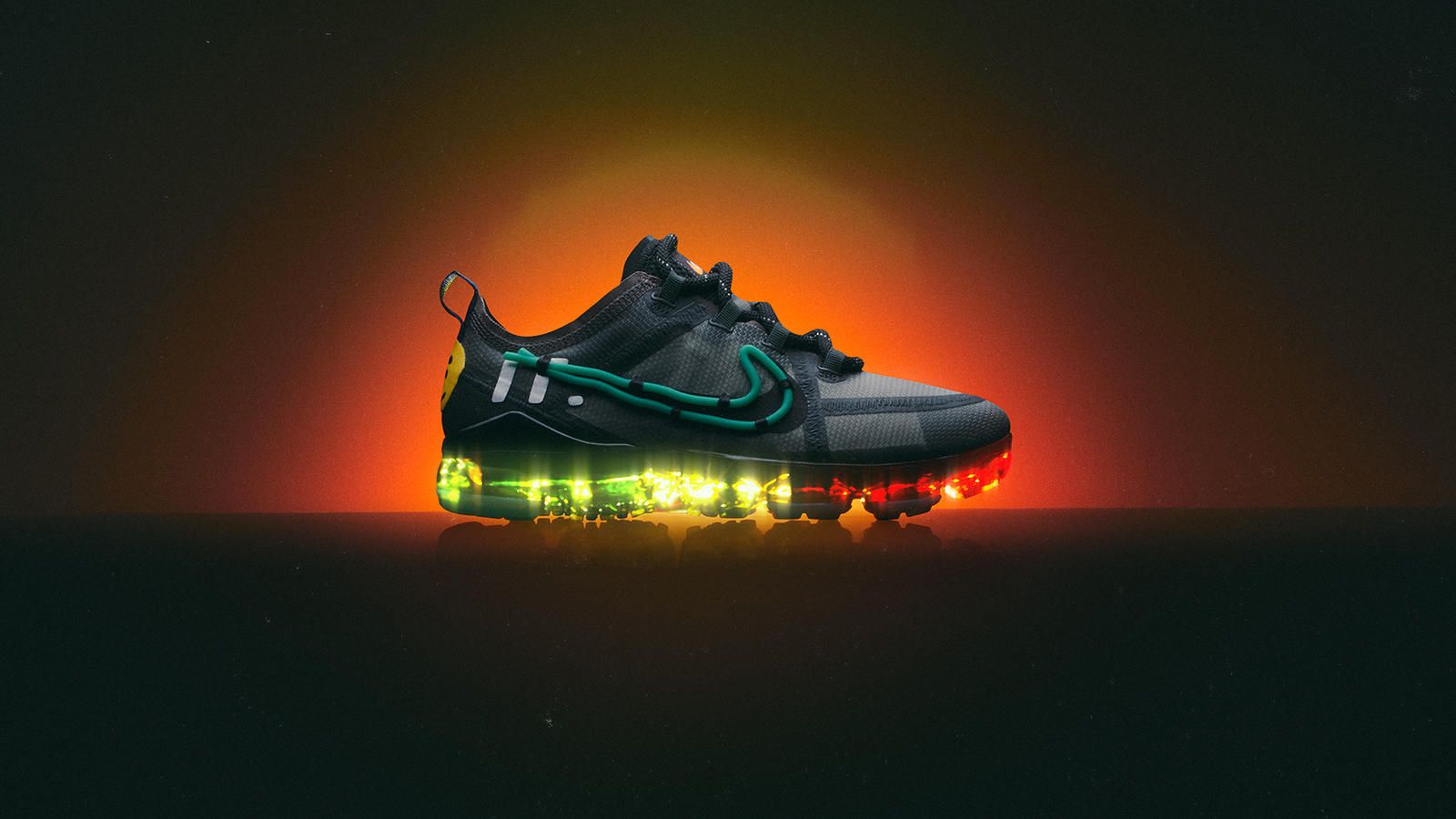 Nike Vapormax scarpa illuminata verde, 1600x900 900p, Laptop