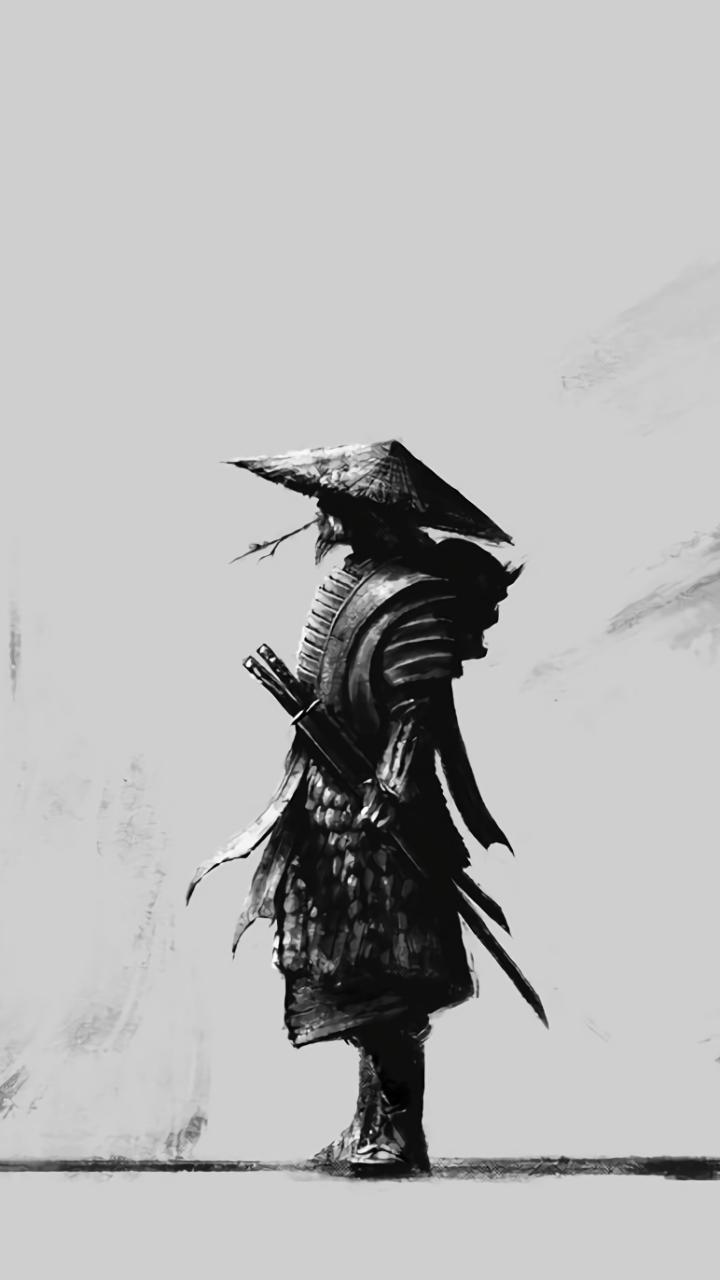 Silhouette ninja bianco e nero, 1920x1200 Full HD+ WUXGA, PC