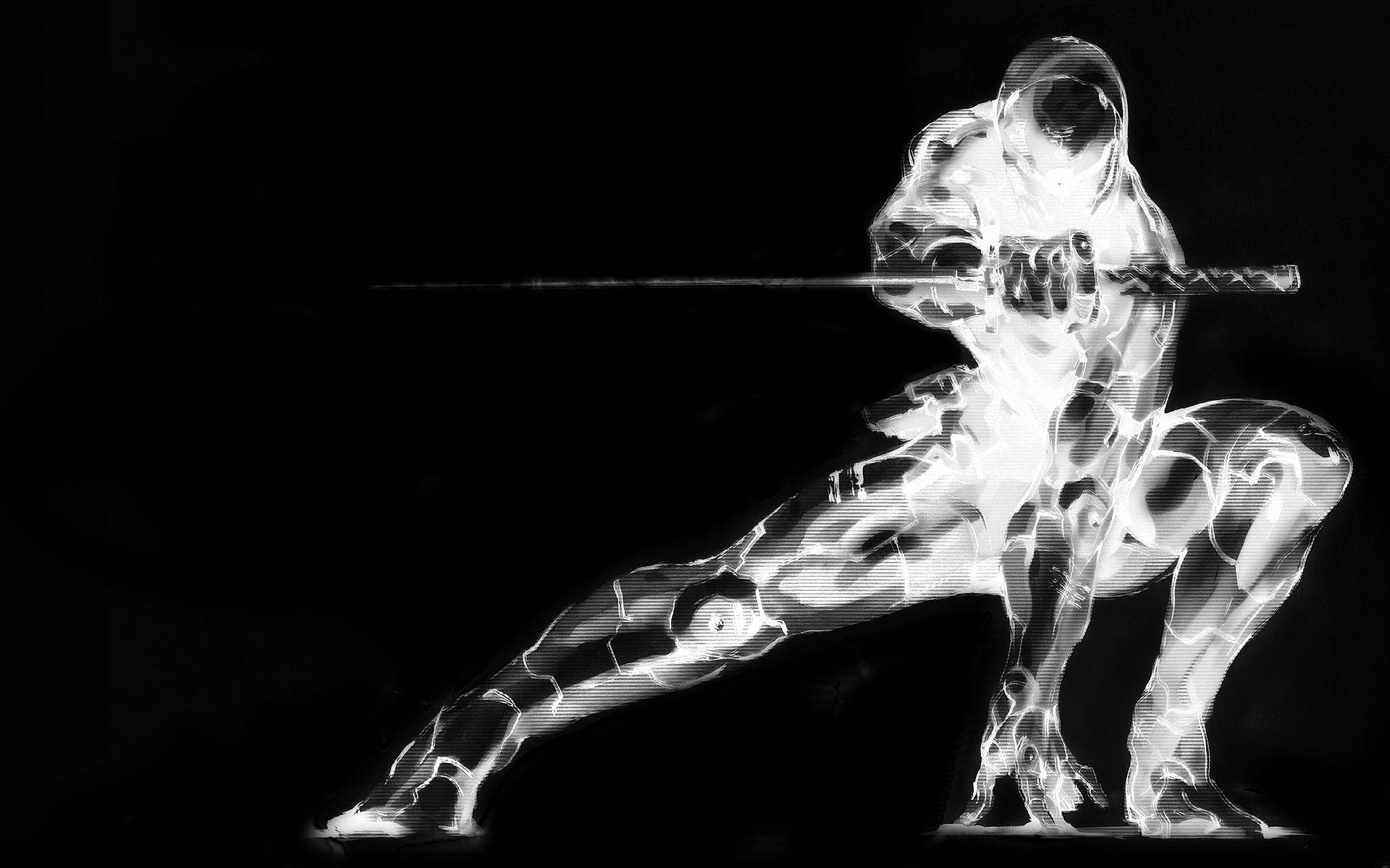 Ninja bianco con spada, 1920x1200 Full HD+ WUXGA, iMac