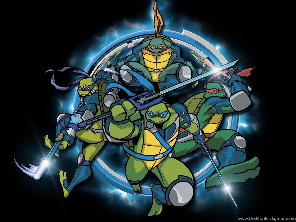 Tartarughe Ninja cartoon TMNT, 1024x768 HD, Desktop