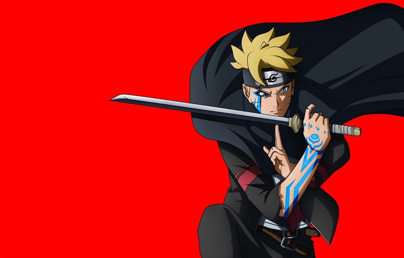 Boruto con katana, Naruto, ninja, 1332x850 HD, Desktop