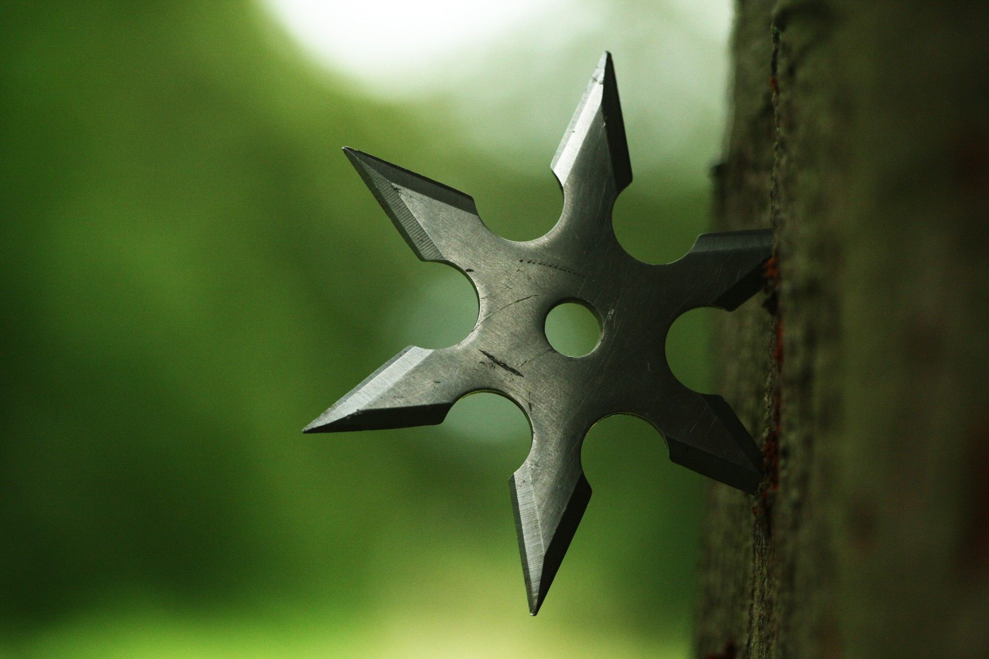 Shuriken stella ninja legno, 1944x1296 WUXGA, Desktop