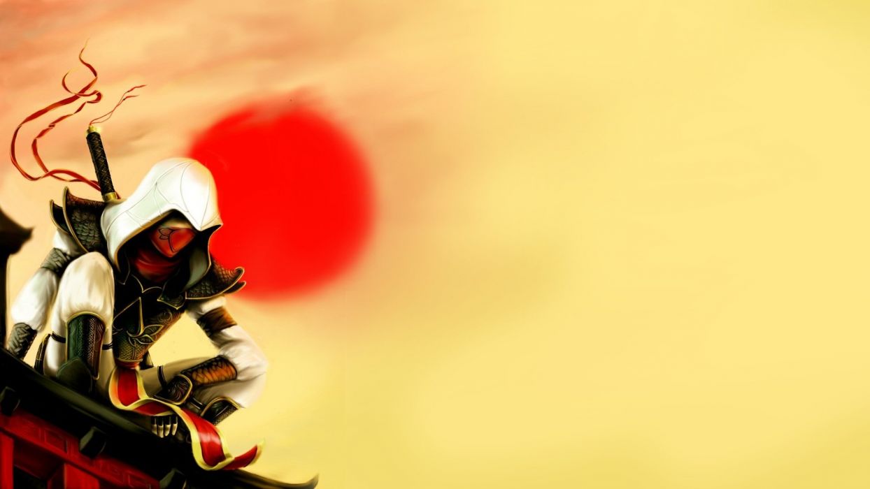 Ninja con katana inchiostro, 2110x1500 Hi-Res, Laptop