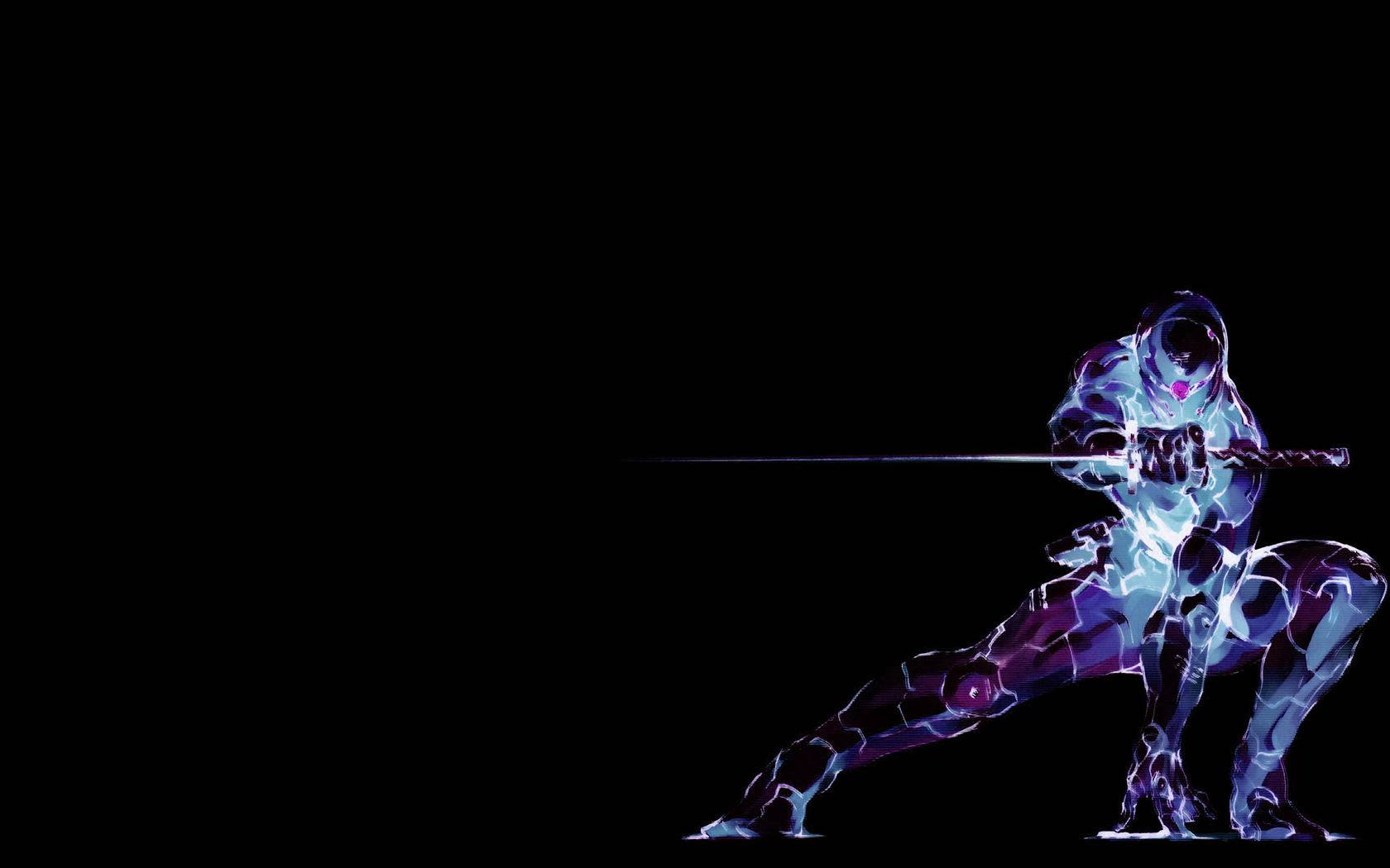 Ninja astratto viola con spada, 1680x1050 900p, HP Laptop