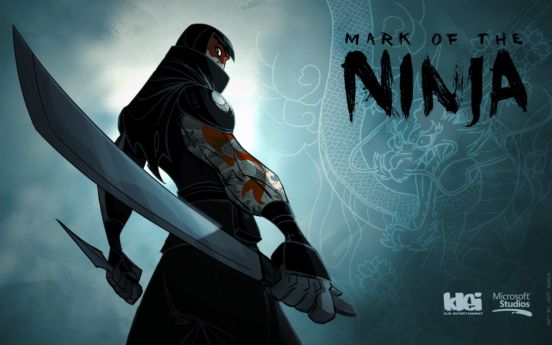 Mark of the Ninja videogioco, 1920x1200 Full HD+, PC