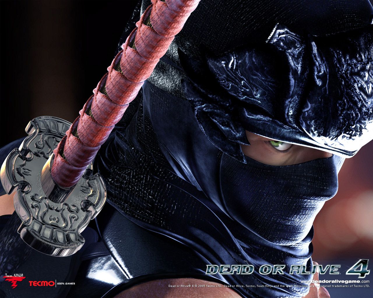 Ninja con spada, Dead or Alive 4, 1280x1024 HD, Desktop