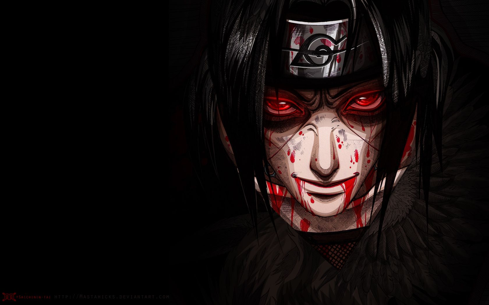 Itachi Uchiha insanguinato Naruto, clan Uchiha, 1680x1050 900p, Desktop