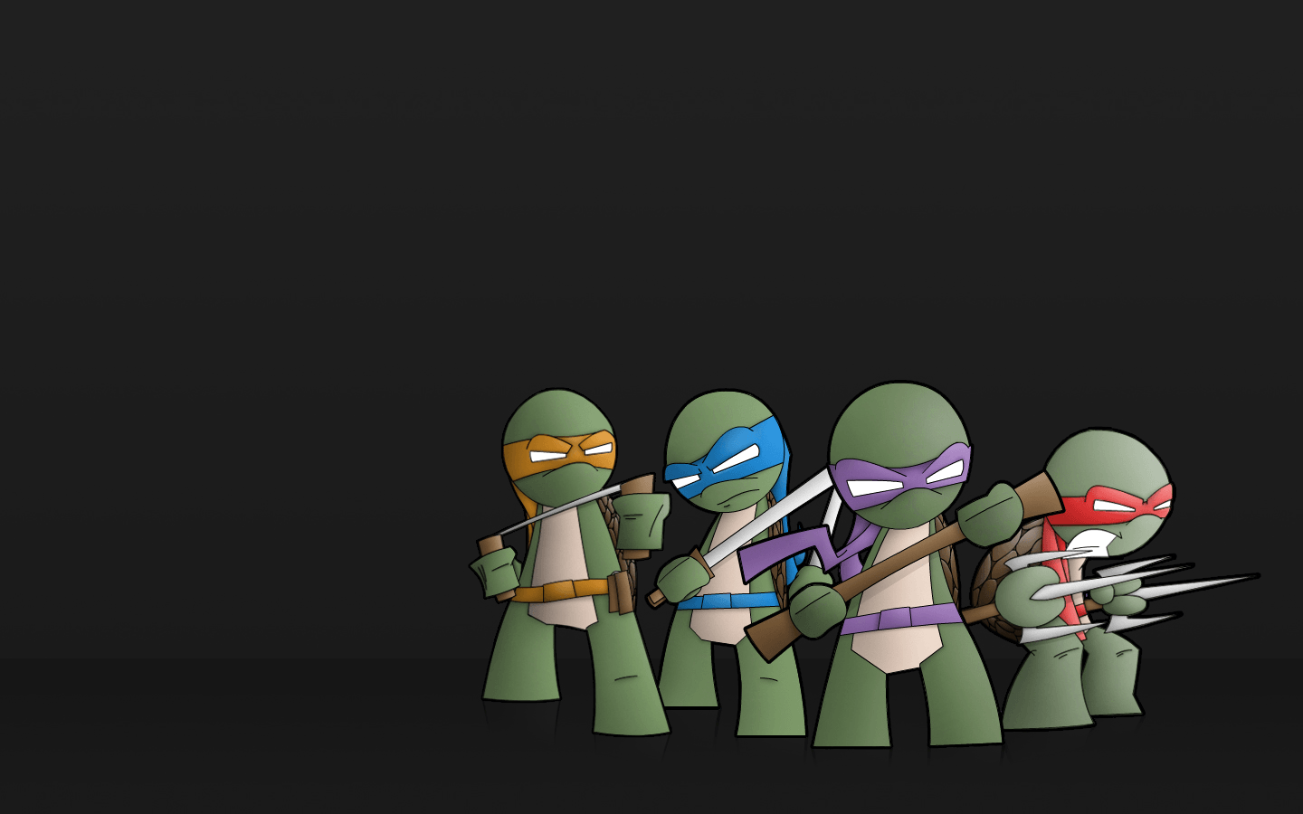 Teenage Mutant Ninja Turtles cartoon, 1440x900 720p, PC