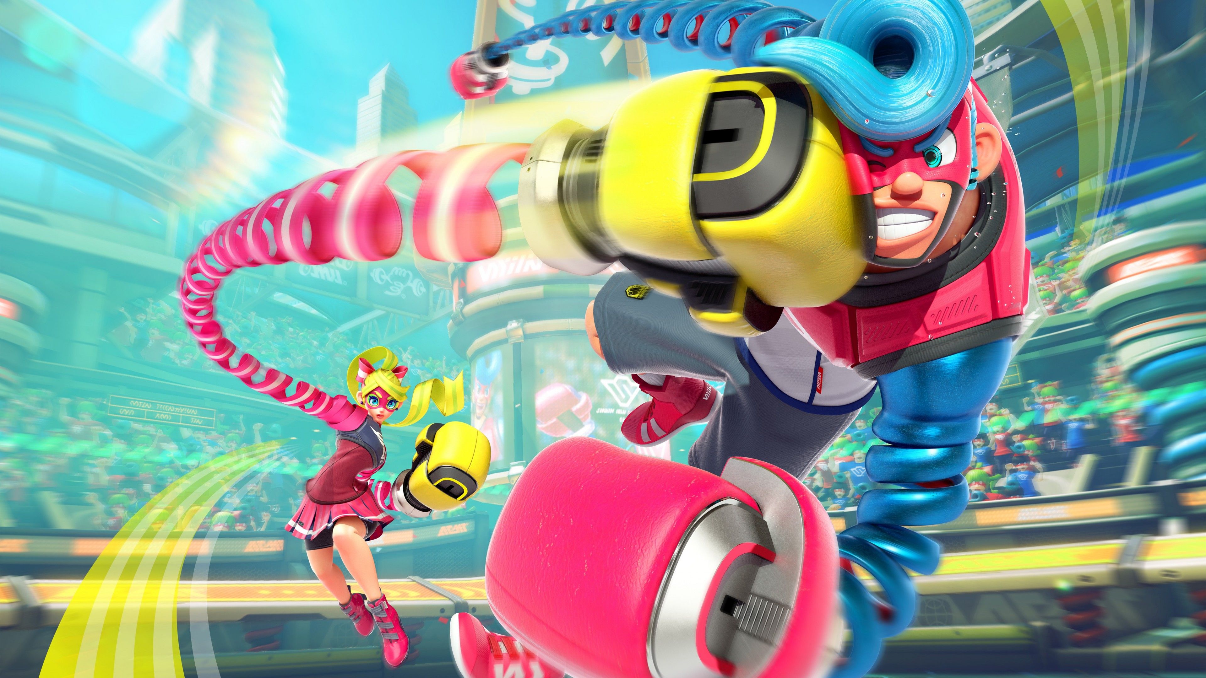 ARMS Nintendo Switch personaggi, 3840x2160 UHD, PC 4K