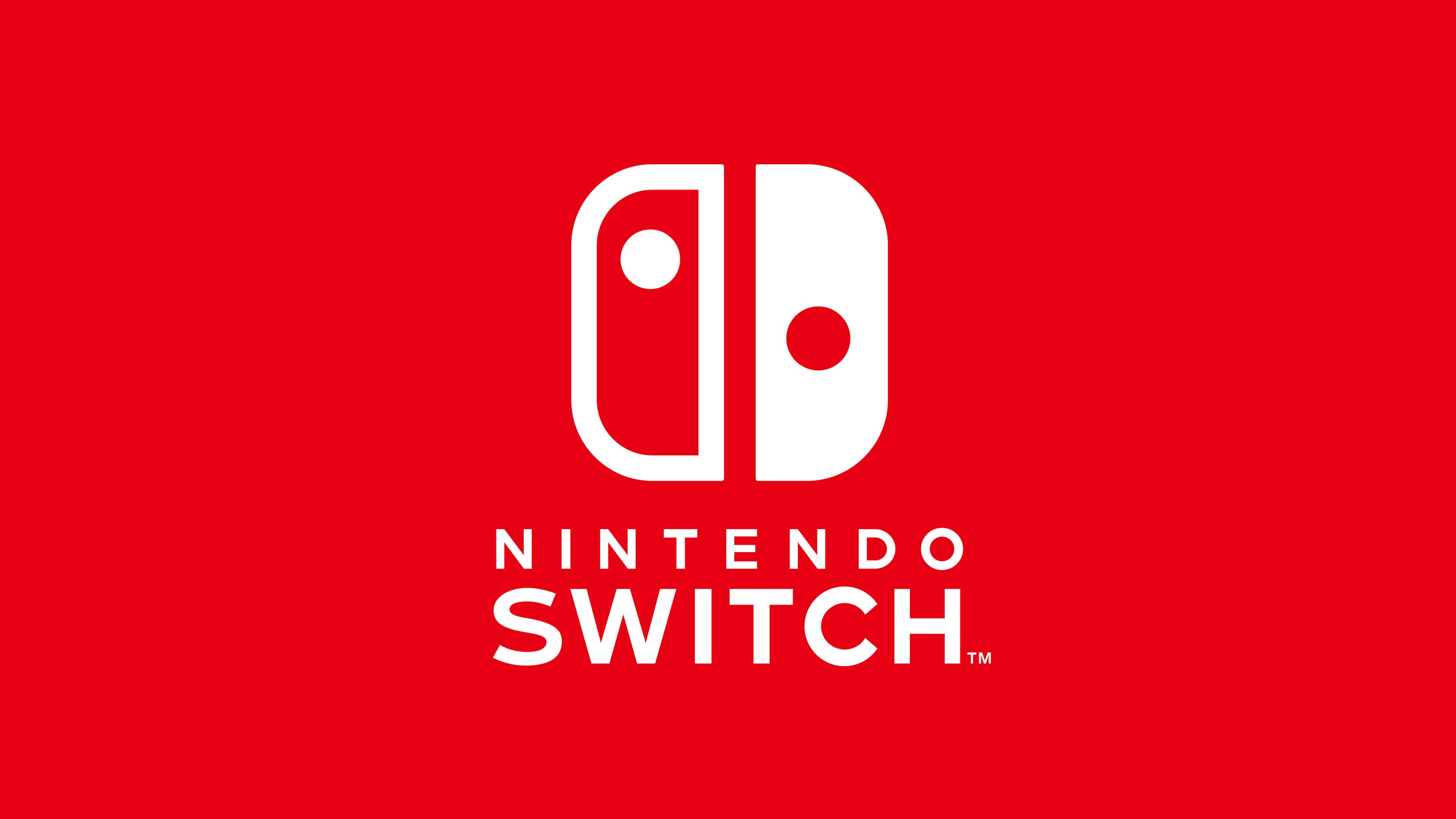 Logo Nintendo Switch rosso, console giapponese, 3840x2160 Ultra HD, 4K TV