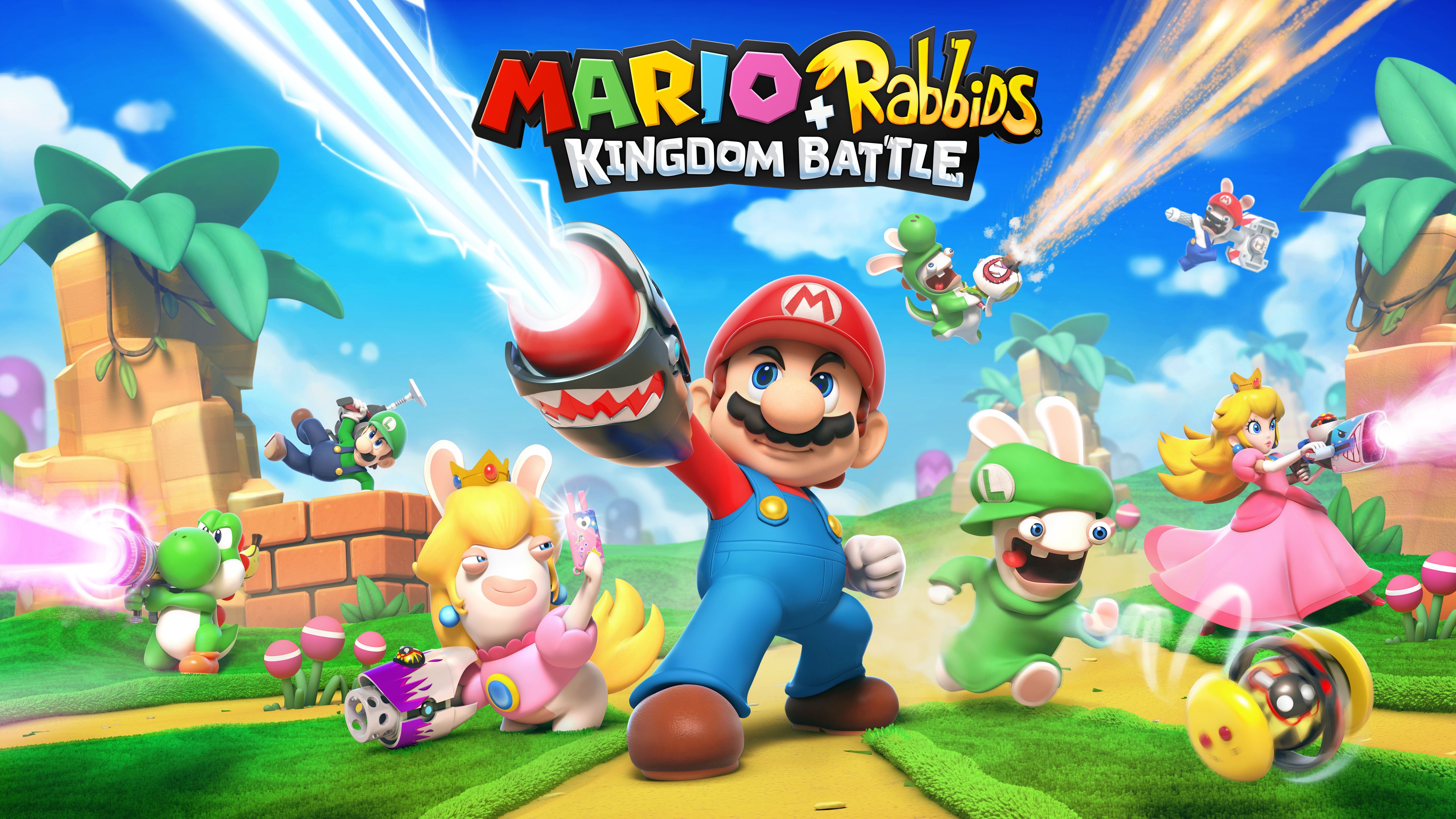 Mario + Rabbids Kingdom Battle, 3840x2160 Ultra HD, Monitor 4K