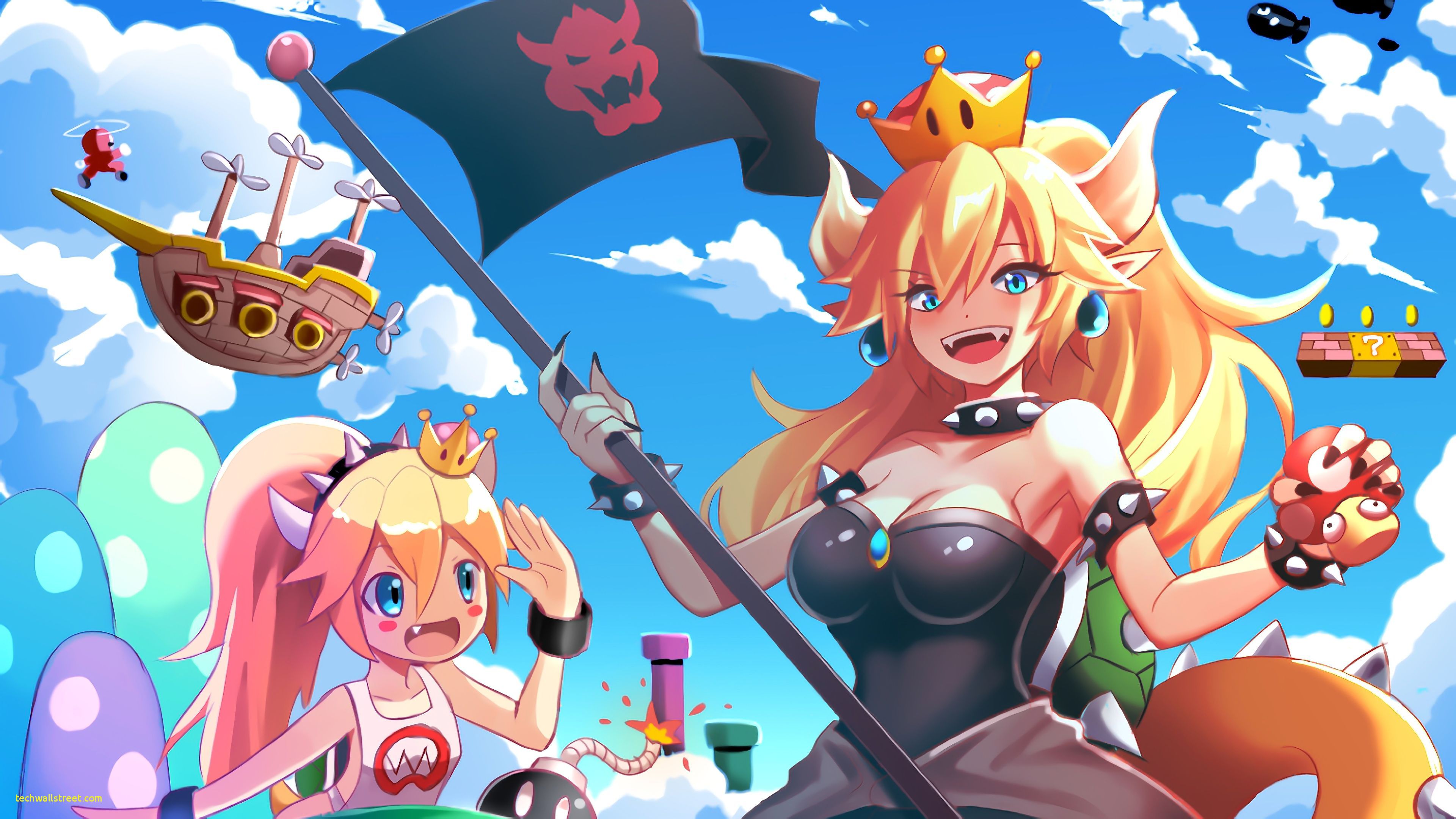Bowsette e Peachette, Nintendo, 3840x2160 4K, Desktop 4K