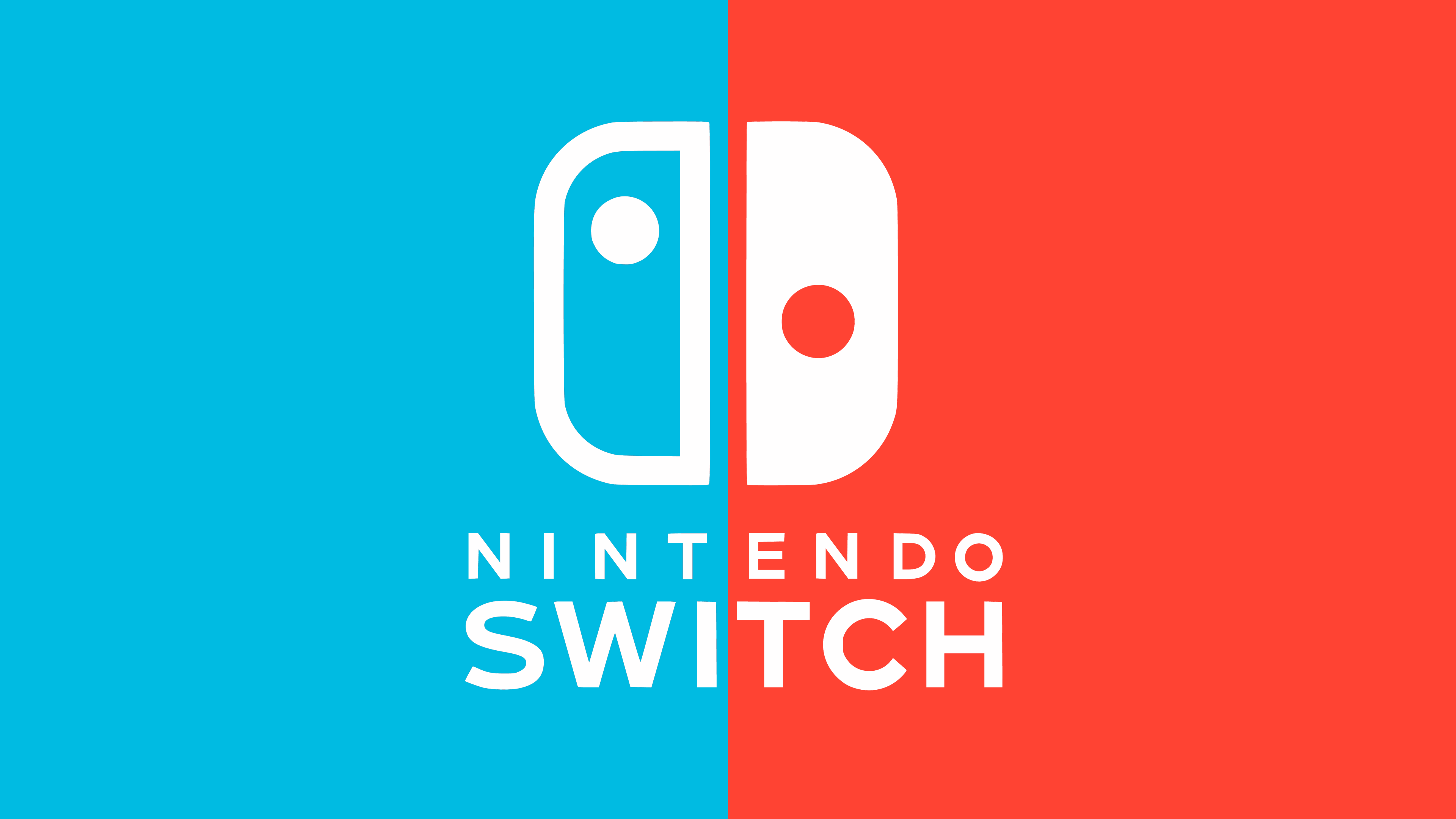Logo Nintendo Switch bicolore, 3840x2160 Ultra HD, 4K TV