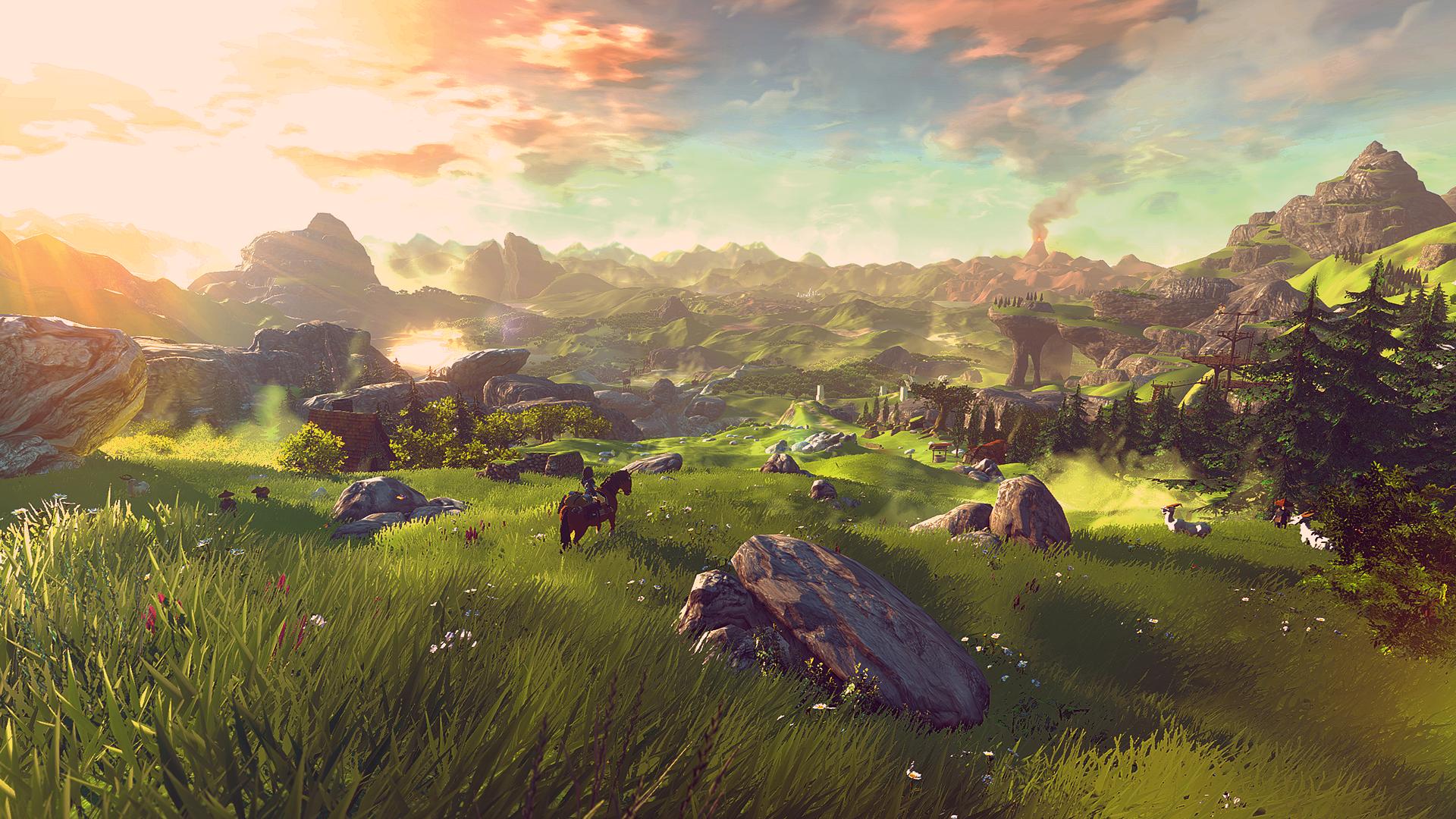 Zelda Breath of the Wild paesaggio, 1920x1080 Full HD, Desktop