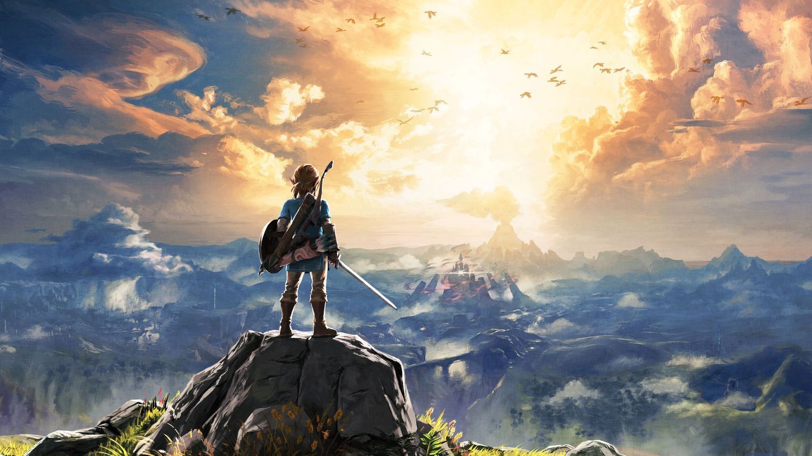 Link su montagna, Zelda, The Legend of Zelda, 1600x900 HD Ready, Desktop