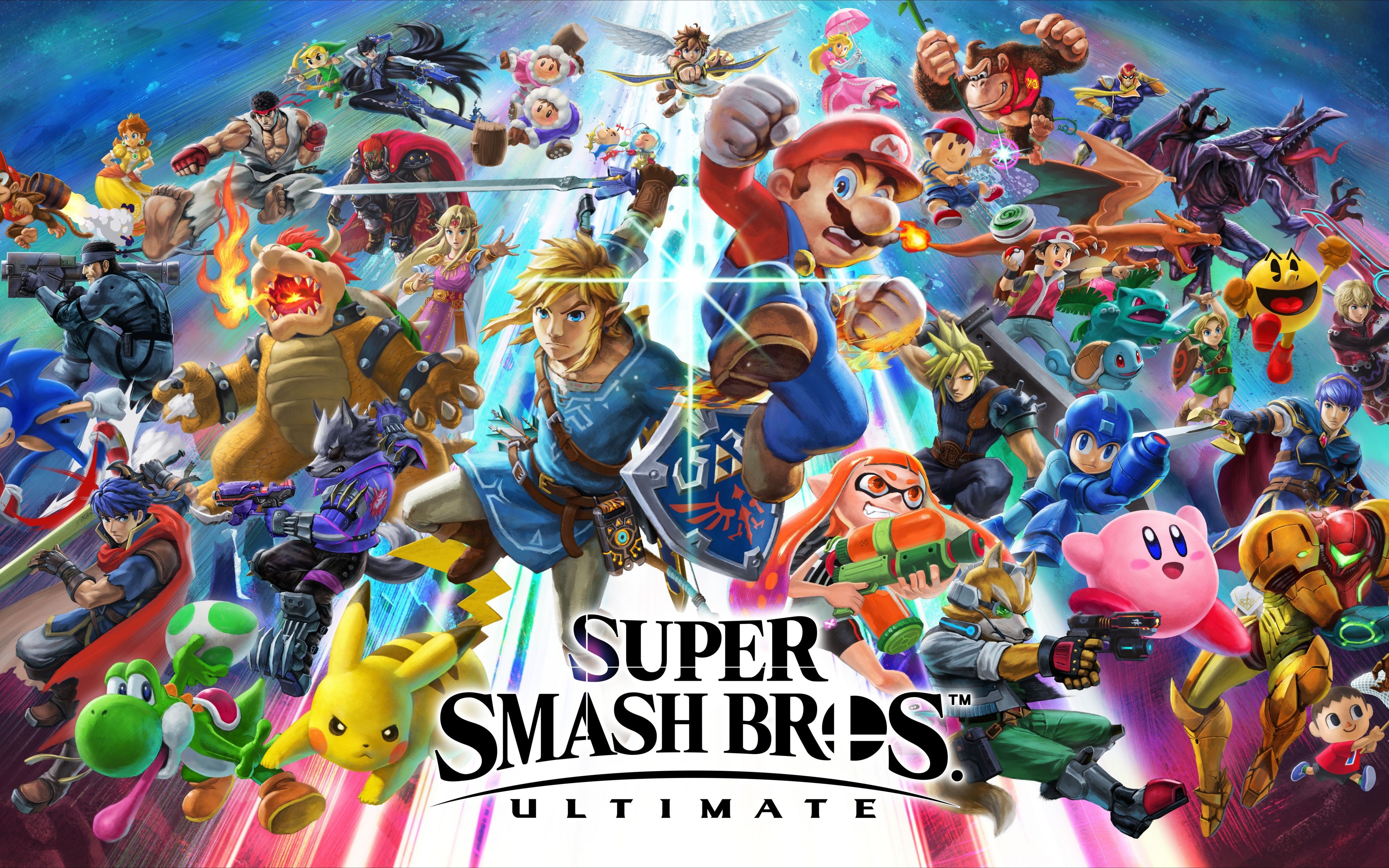 Super Smash Bros Ultimate personaggi, Nintendo, 3840x2400 UHD, PC 4K