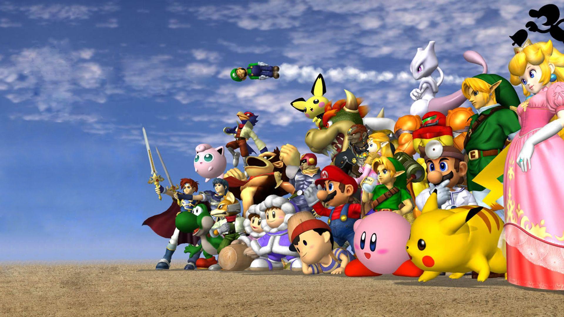 Personaggi Nintendo Super Smash Bros, 1920x1080 Full HD, PC
