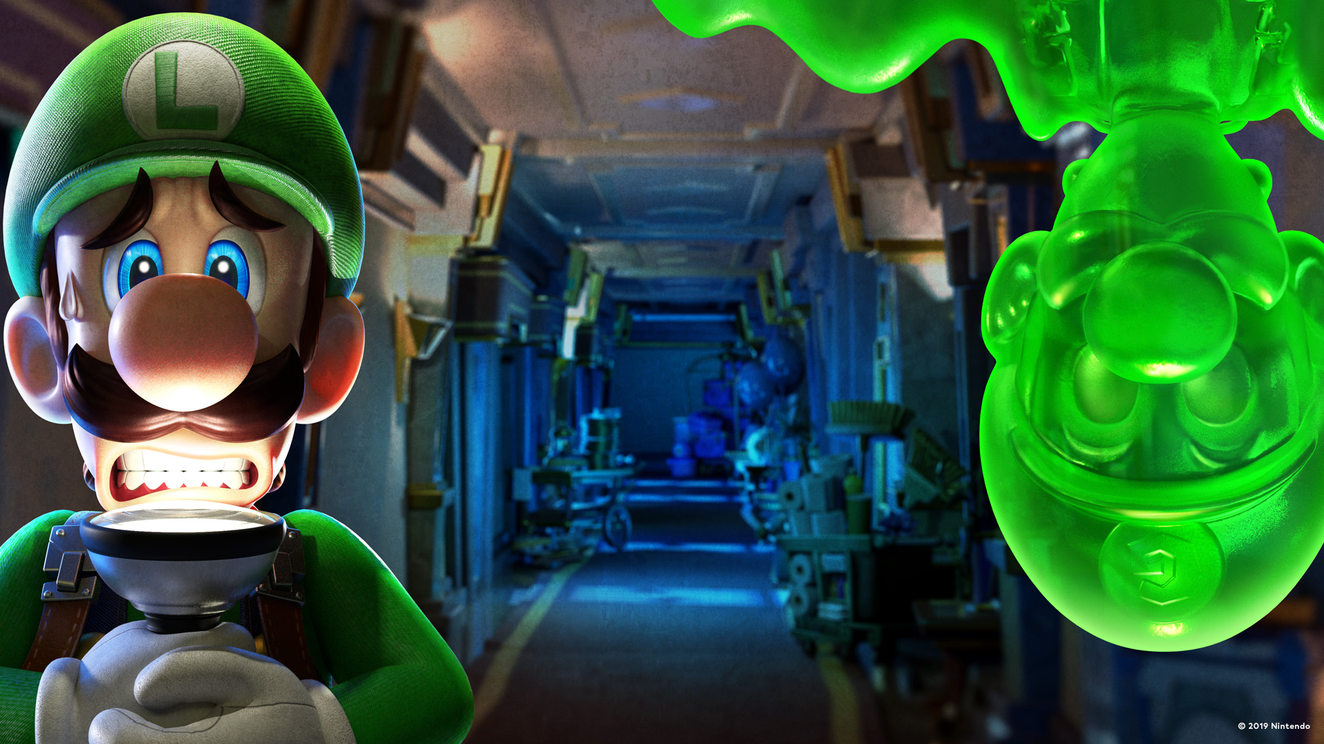 Luigi's Mansion fantasma verde, 1920x1080 1080p, Laptop