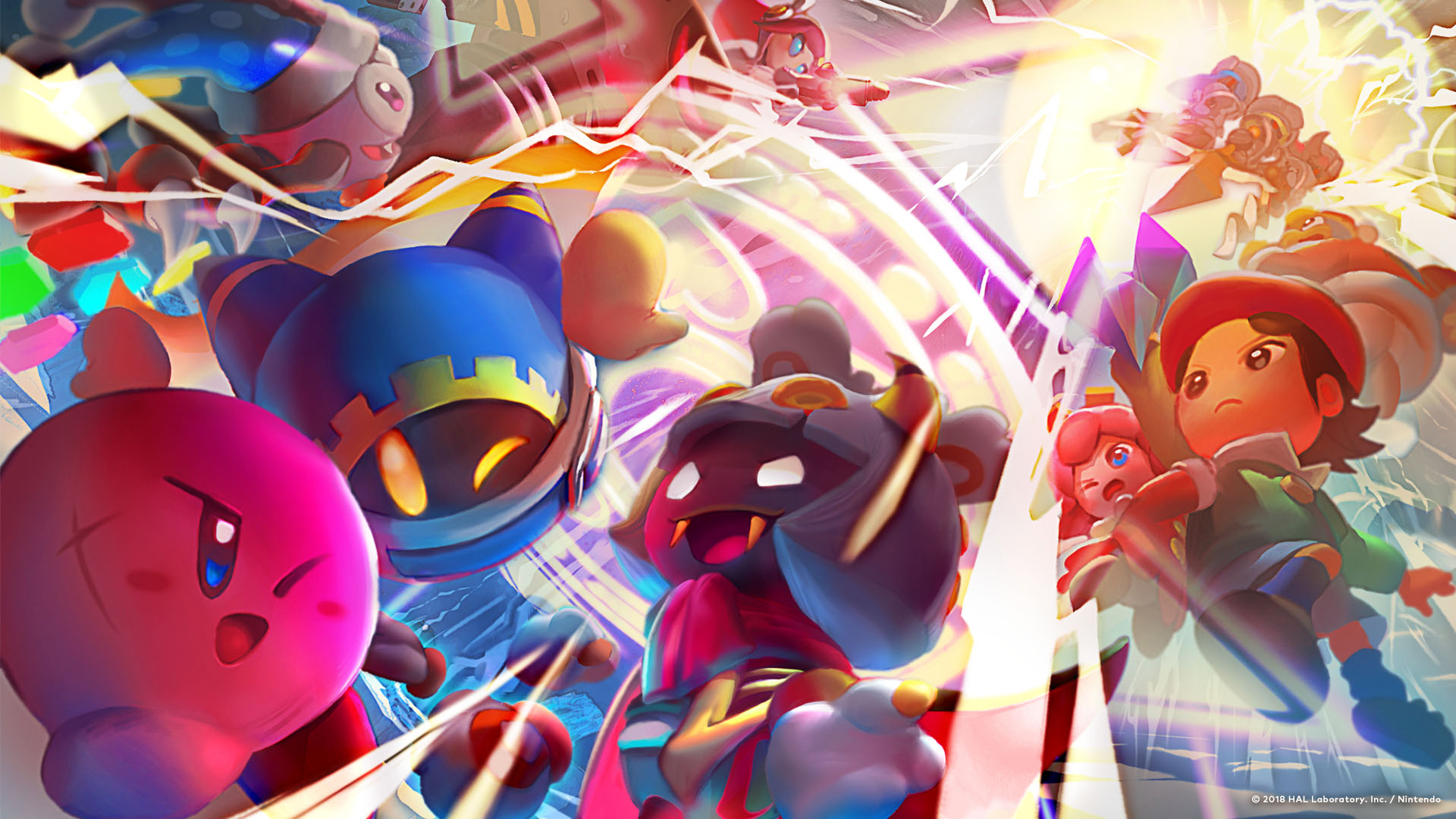Personaggi Nintendo Kirby e Pokémon, 1920x1080 Full HD 1080p, Desktop