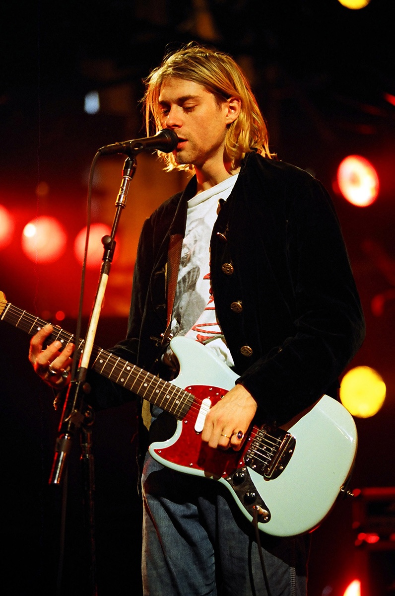 Kurt Cobain live in concerto, 796x1200 Full HD Verticale, Google Pixel
