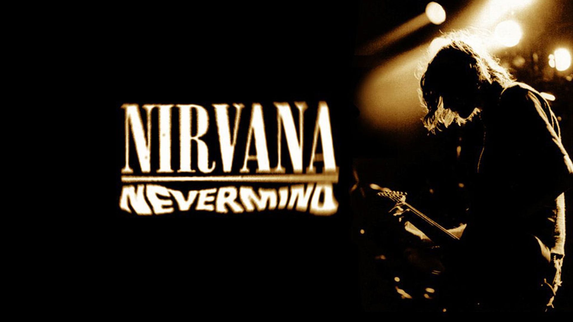 Nirvana Nevermind logo chitarrista, 1920x1080 1080p, Laptop
