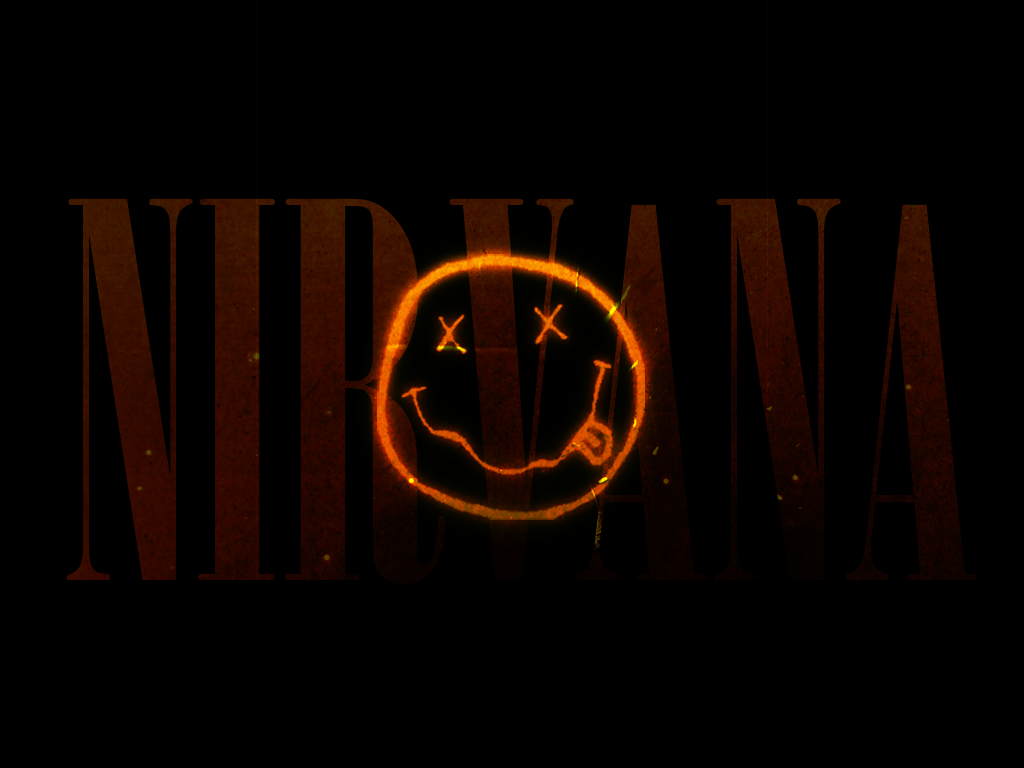 Logo Nirvana faccina sorridente, 1024x768 HD, iMac