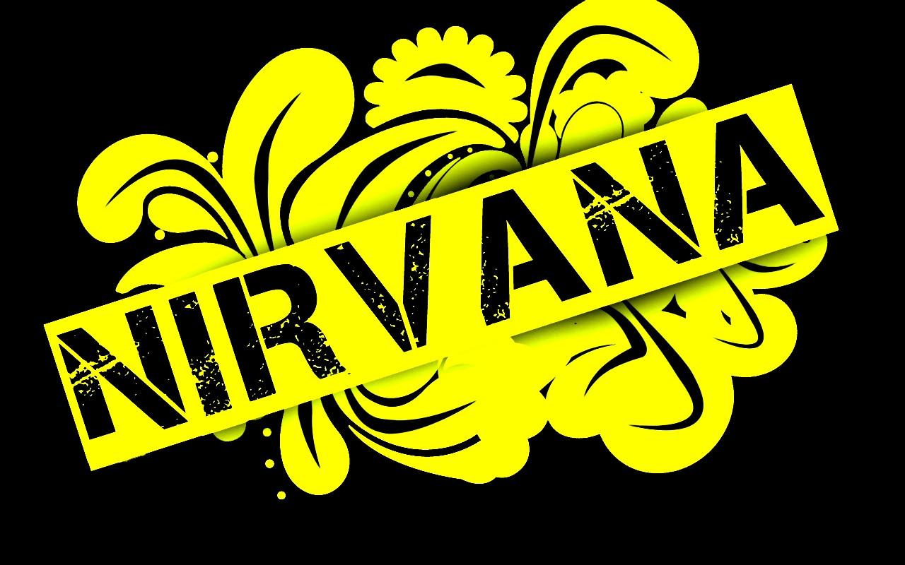 Logo Nirvana giallo nero, 1280x800 HD, ROG Asus Laptop
