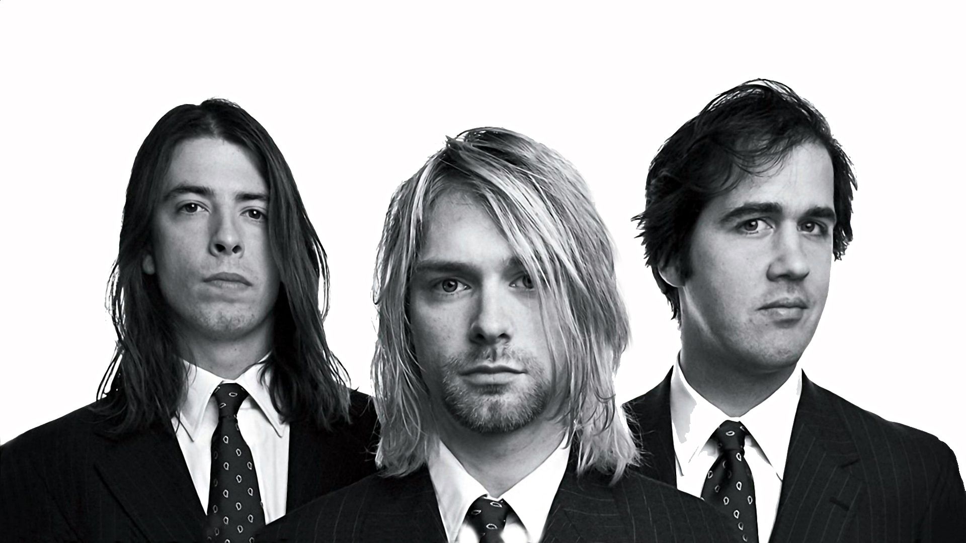 Nirvana banda bianco e nero, 1920x1080 1080p, PC Desktop