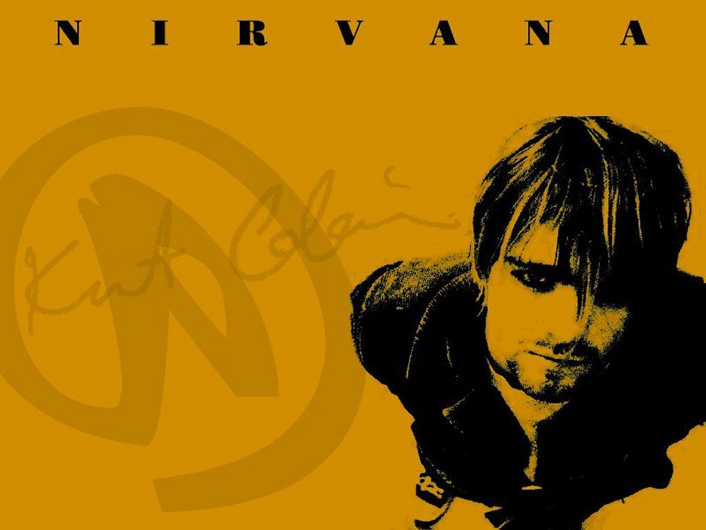 Kurt Cobain Nirvana ritratto, 1024x768 HD, iMac