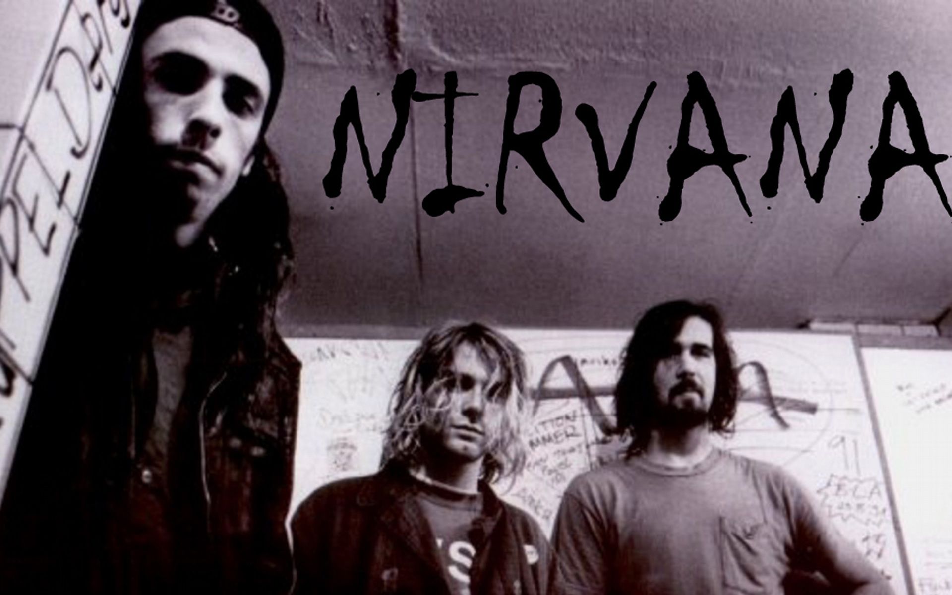 Kurt Cobain Nirvana collage vintage, 1680x1050 HD, Monitor Gaming