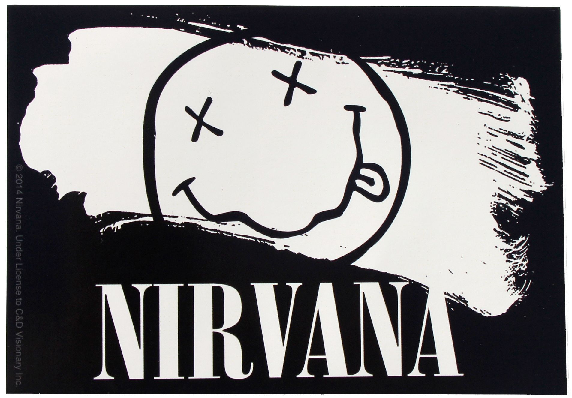 Logo smiley Nirvana con cuffie, 1912x1578 HD Ready, PC