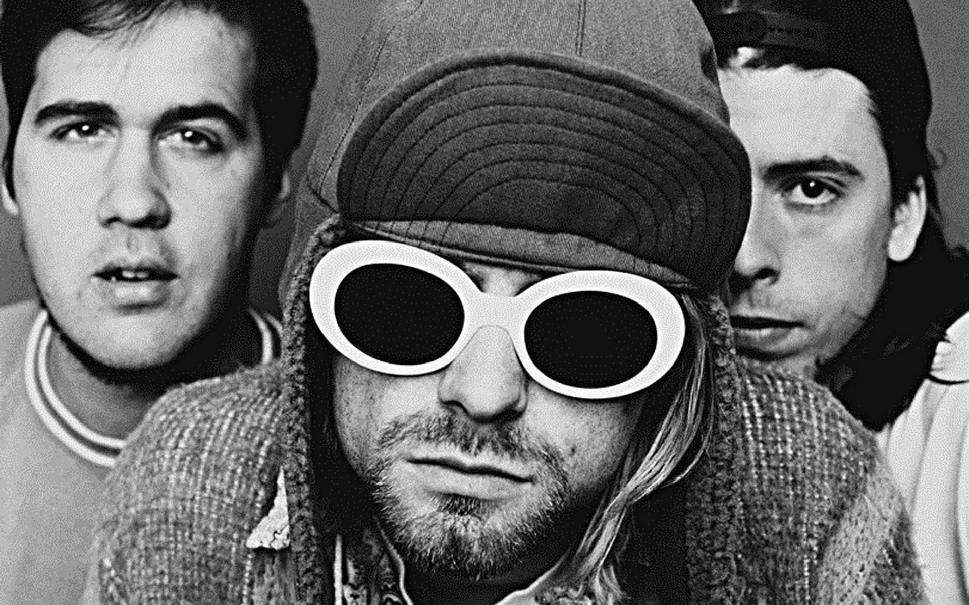 Nirvana banda bianco nero, grunge, 1920x1200 Full HD+ WUXGA, Monitor Gaming