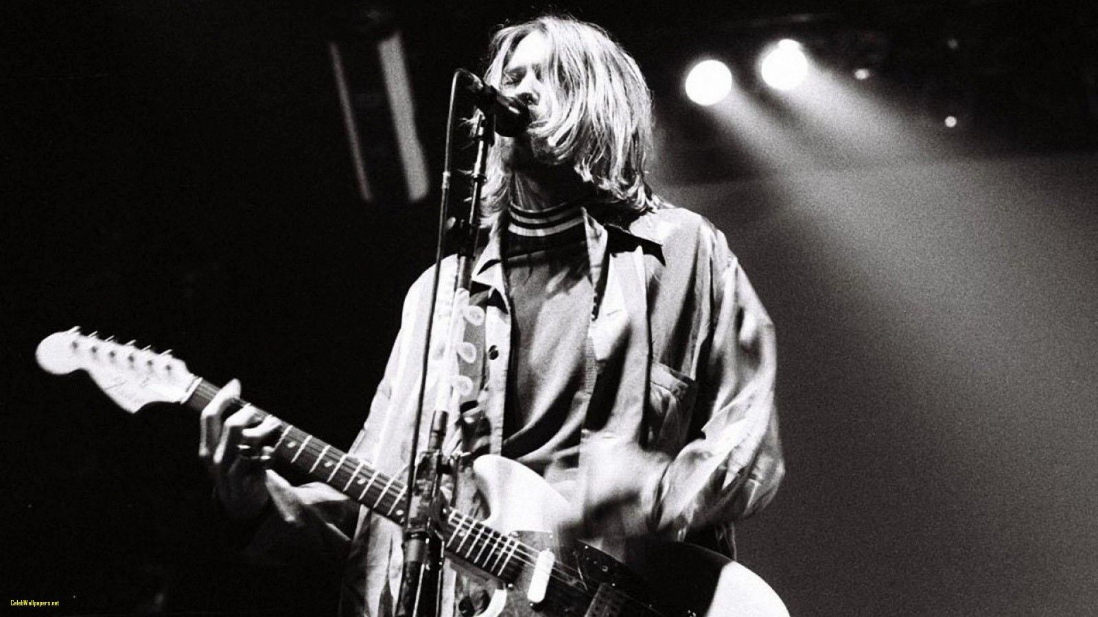 Kurt Cobain Nirvana concerto, grunge, 1600x900 HD, Monitor Gaming